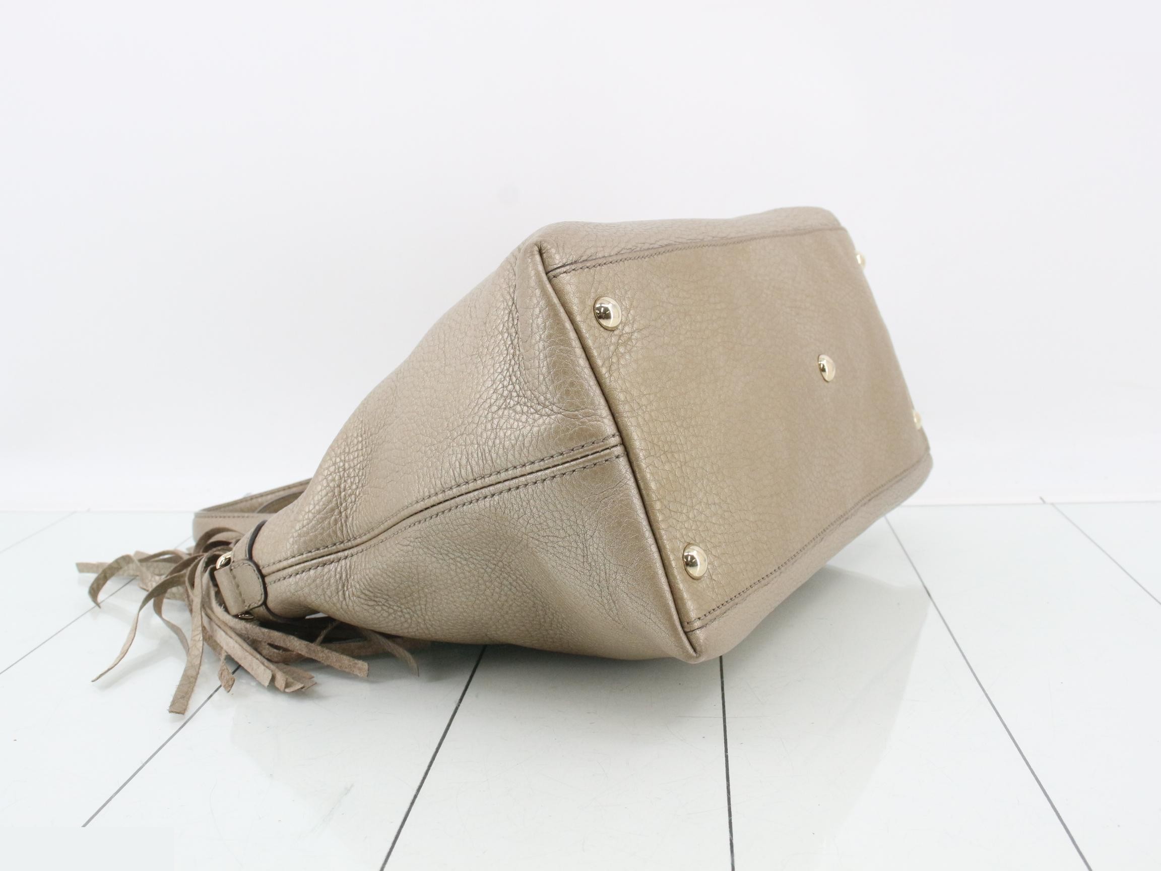 Soho (Bag) - Handbag, Leather, Gold — view 5