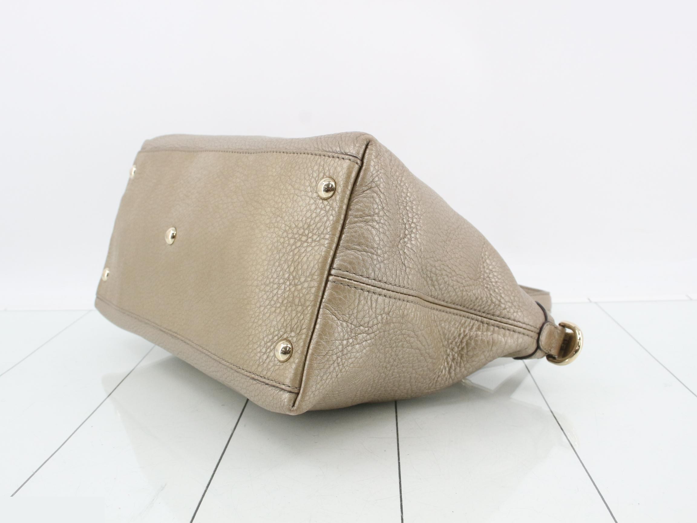 Soho (Bag) - Handbag, Leather, Gold — view 6