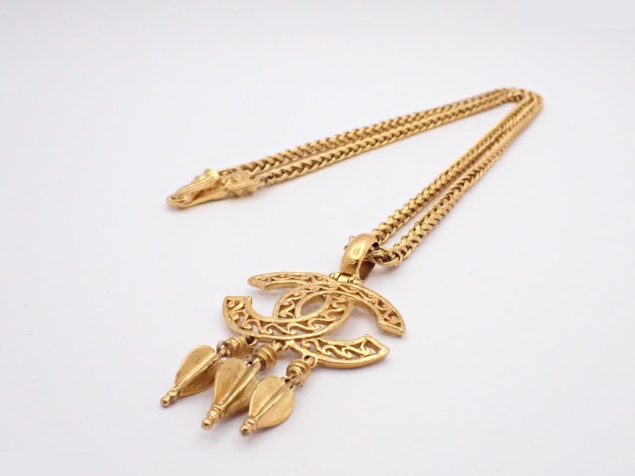 Coco Mark Necklace, Vintage, 95A, Neck circumference approx. 94cm — view 3