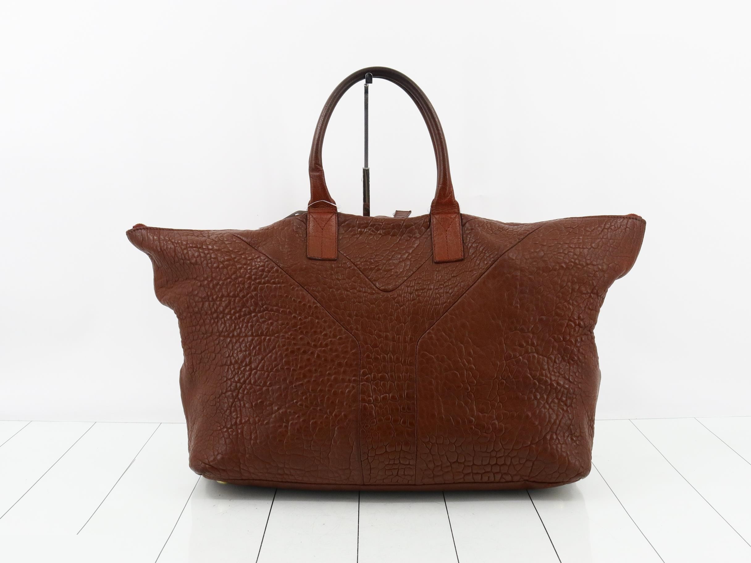 Easy All-Leather Oversized Boston Bag — view 2