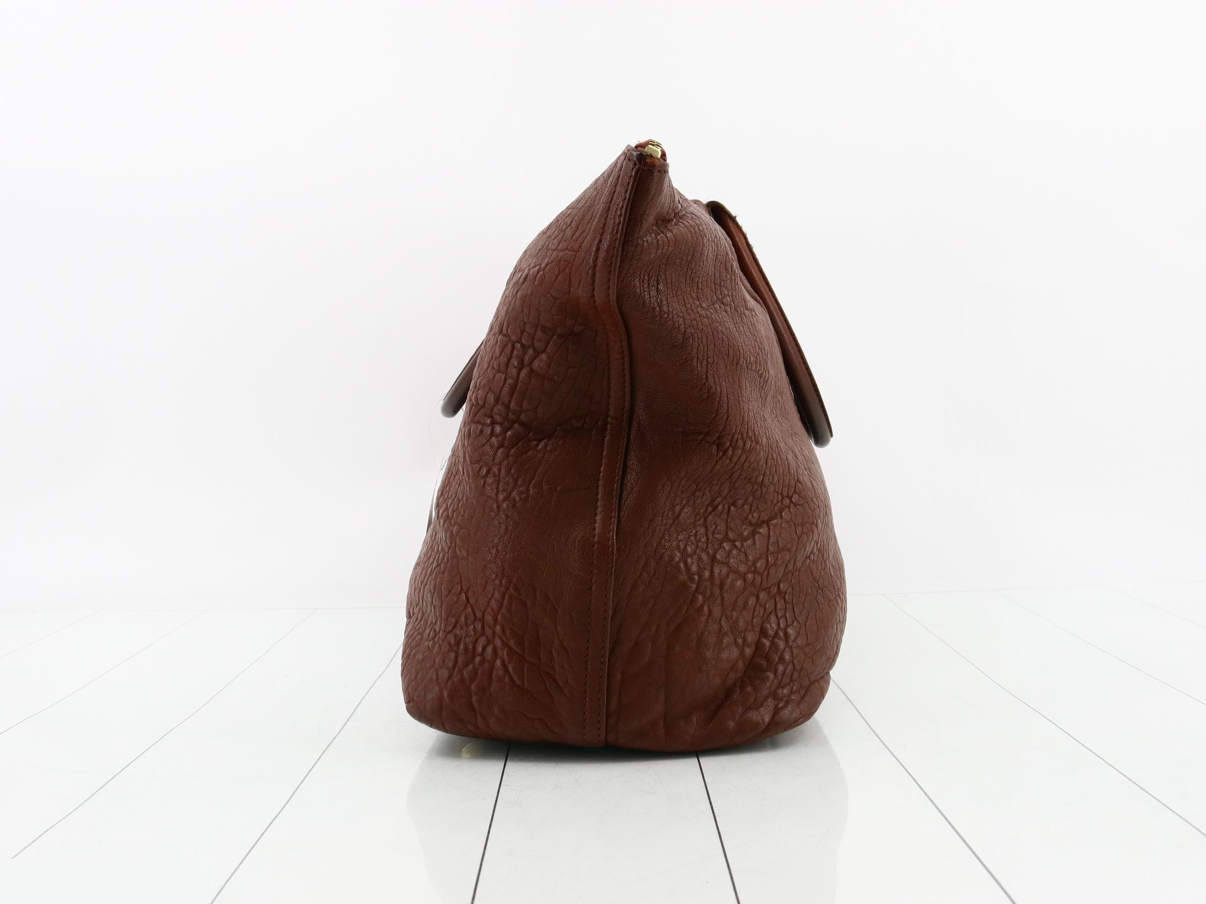 Easy All-Leather Oversized Boston Bag — view 4