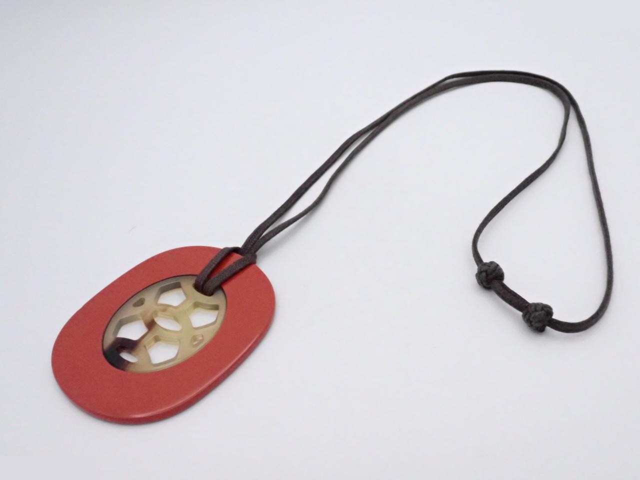 Lift GM Necklace, Buffalo Horn, Neck Circumference Approx. 80cm — view 3