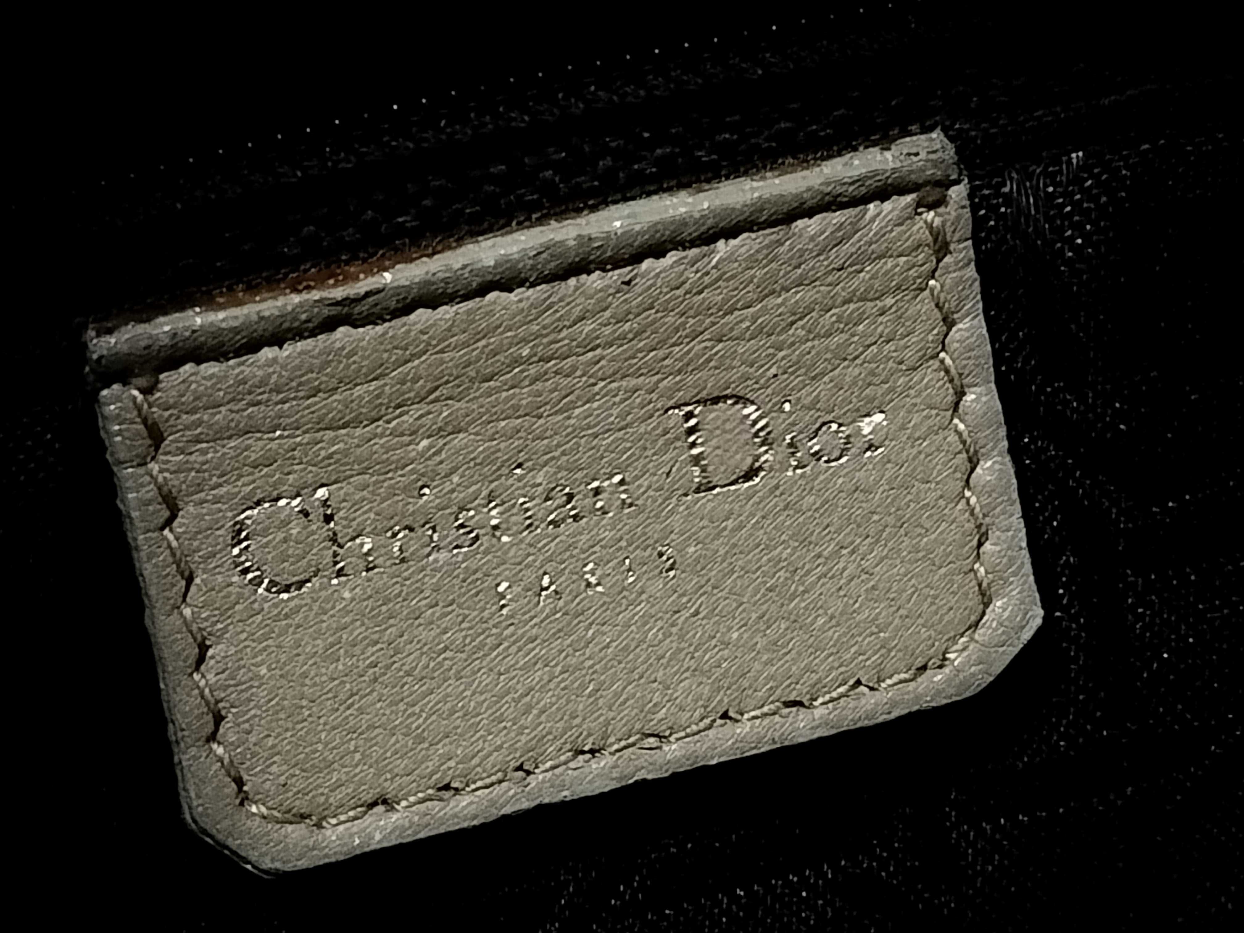 Lady Dior Christian Lady Cannage Leather Handbag Beige Handbag — view 12