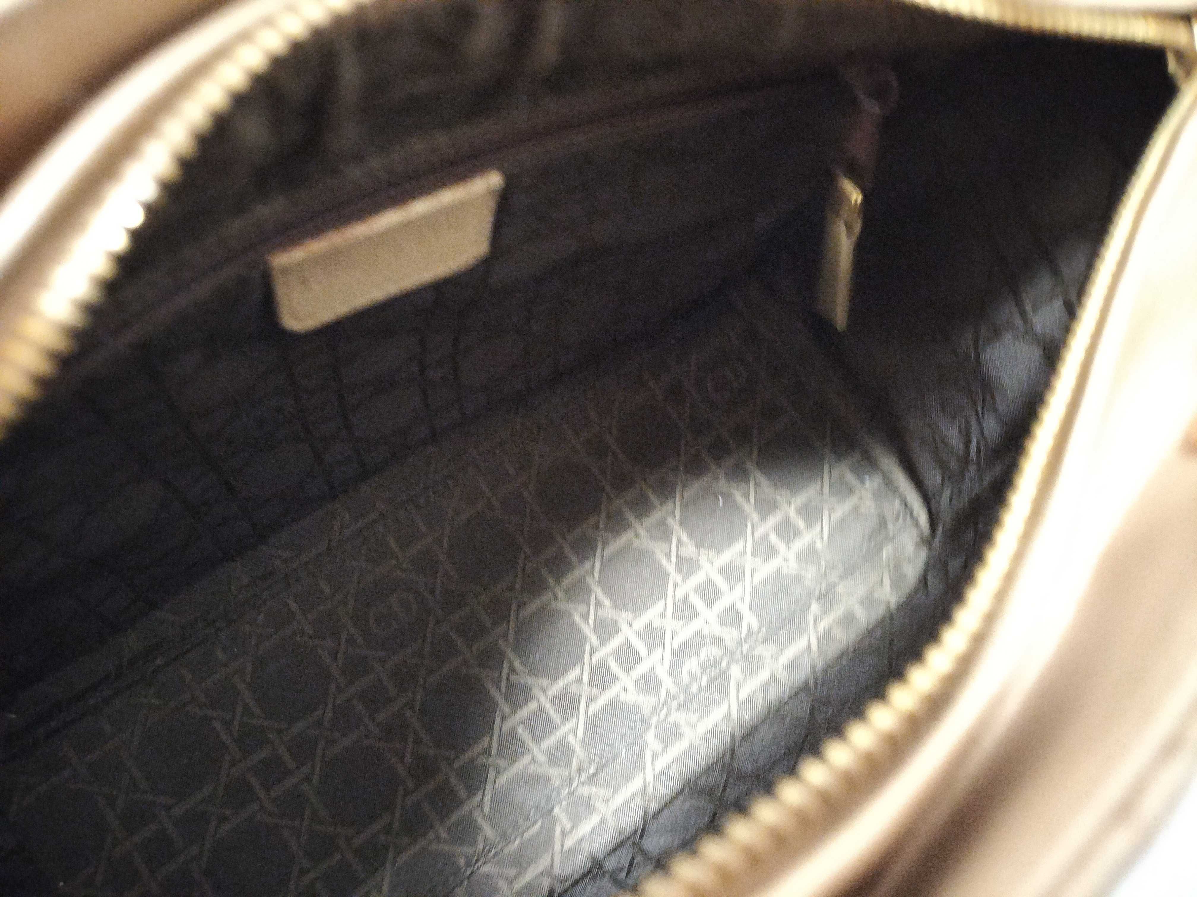 Lady Dior Christian Lady Cannage Leather Handbag Beige Handbag — view 10