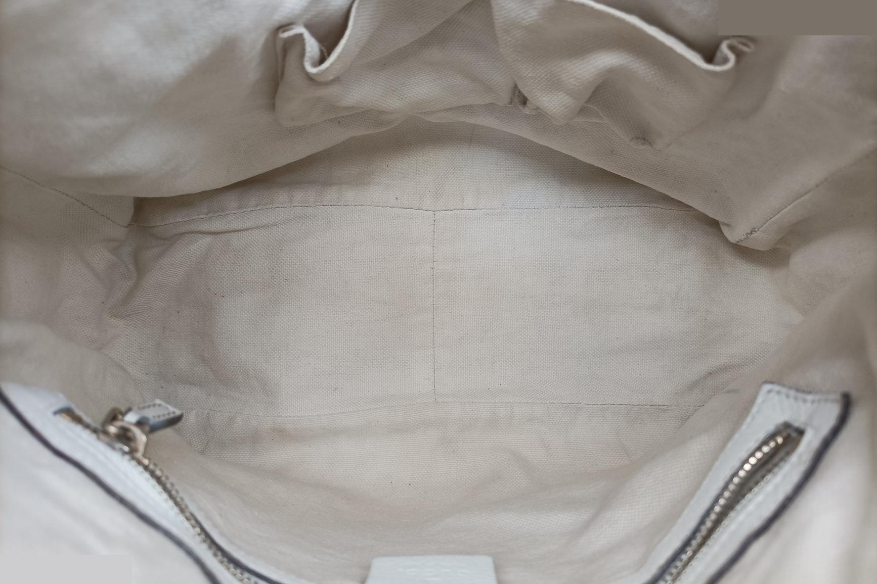 Heritage Horsebit Hobo Leather White — view 6