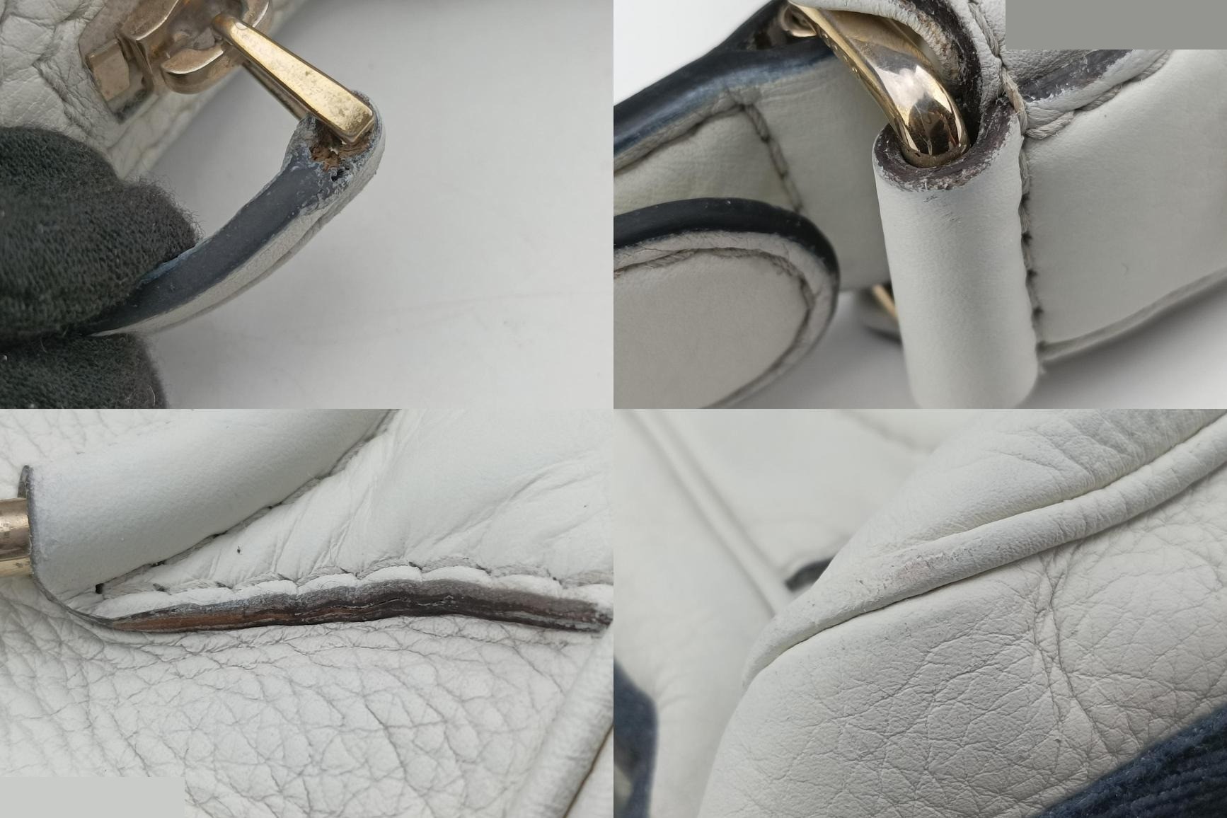 Heritage Horsebit Hobo Leather White — view 10