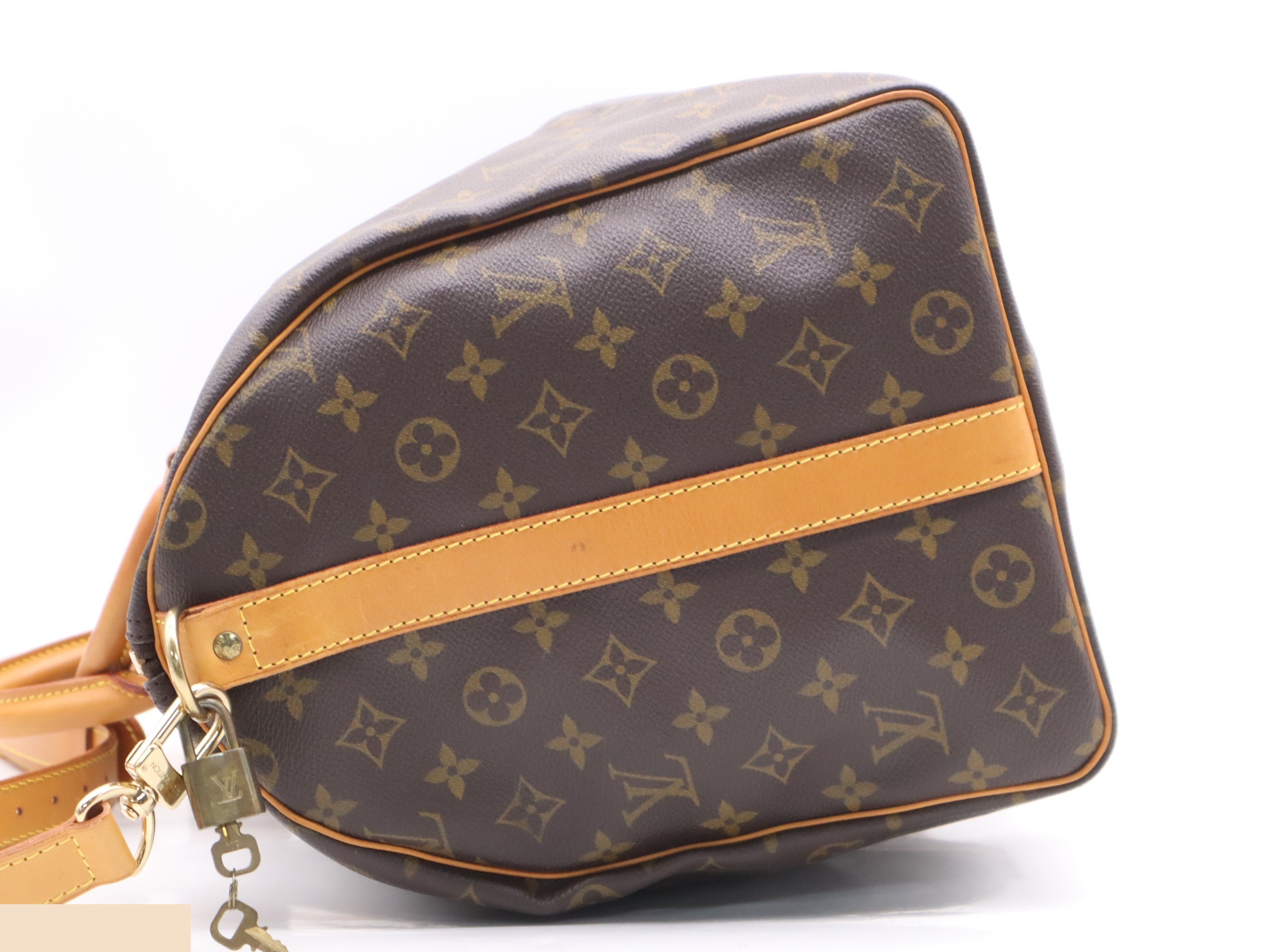 Keepall Bandouliere 50: Shoulder strap, padlock, 2 keys, name tag. — view 3