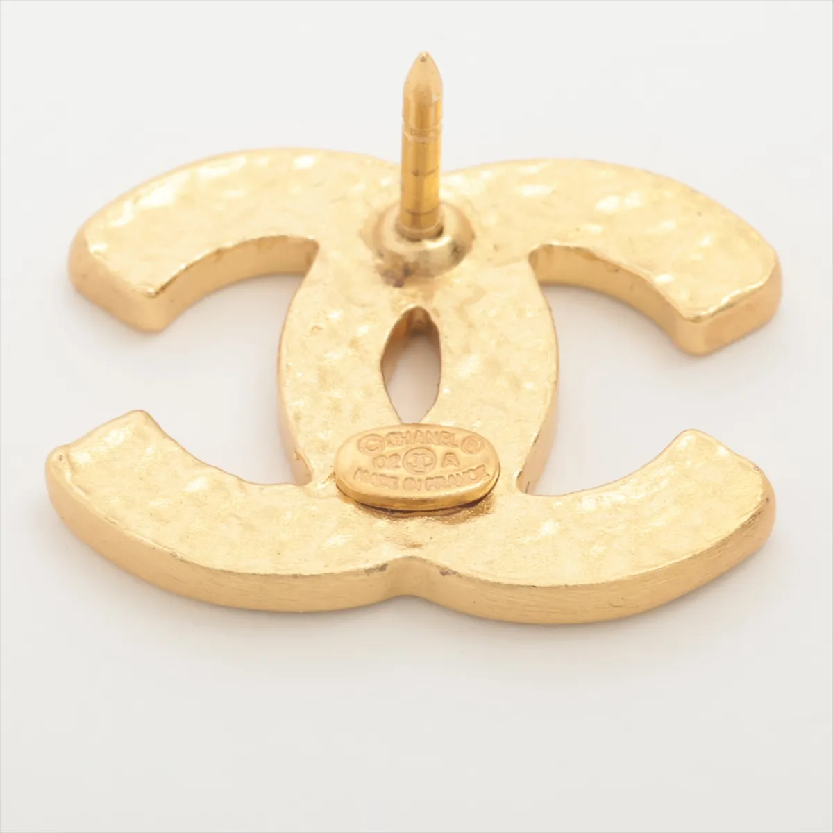 Coco Mark 02A Pin Brooch GP Gold x Black. — view 4