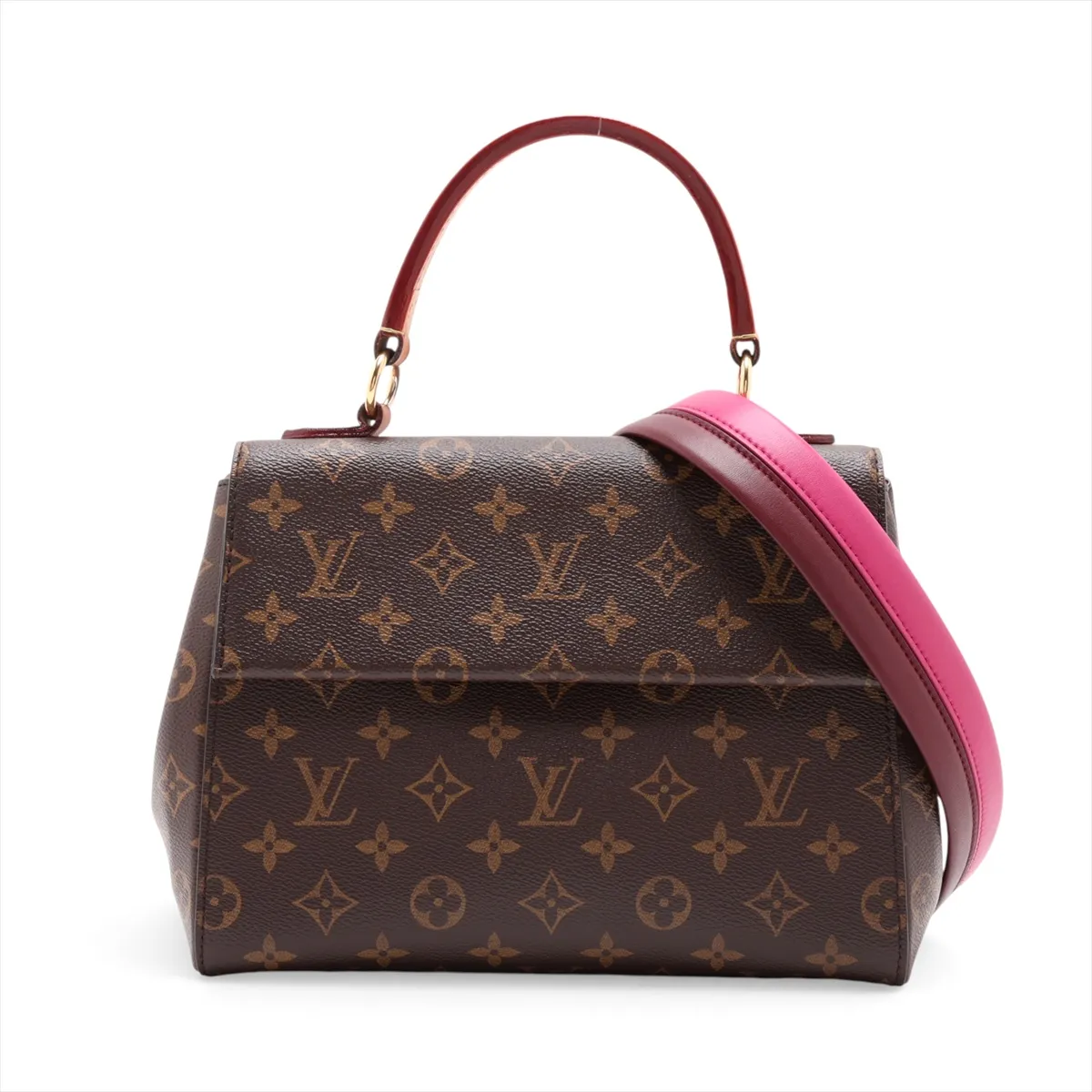 Monogram Cluny BB M42738 Brown x Pink (RFID detected)