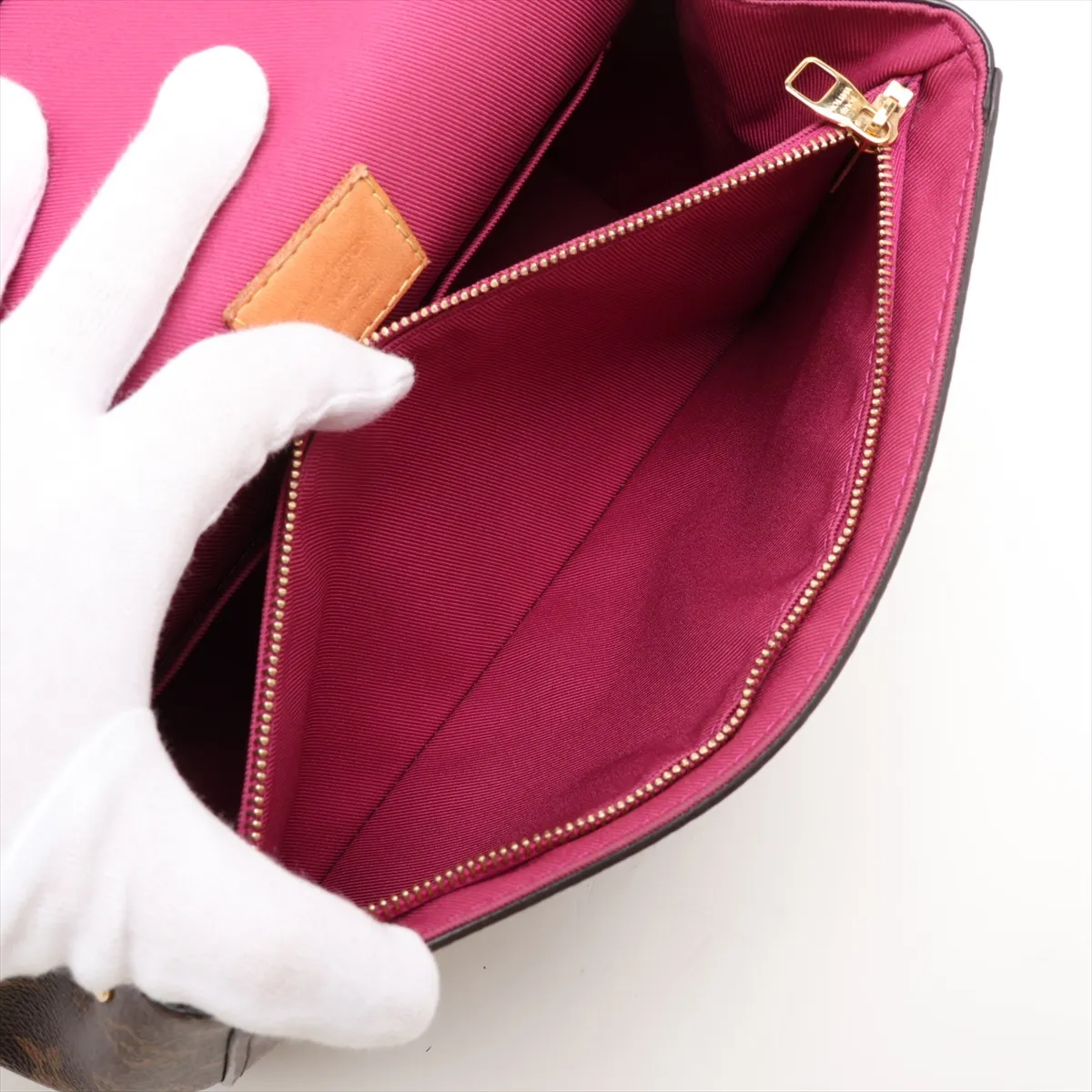 Monogram Cluny BB M42738 Brown x Pink (RFID detected) — view 11