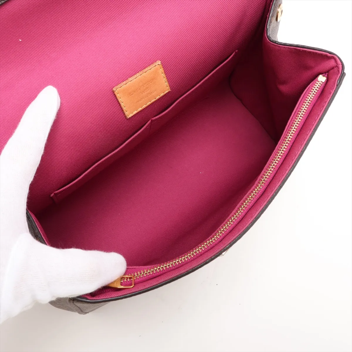 Monogram Cluny BB M42738 Brown x Pink (RFID detected) — view 8