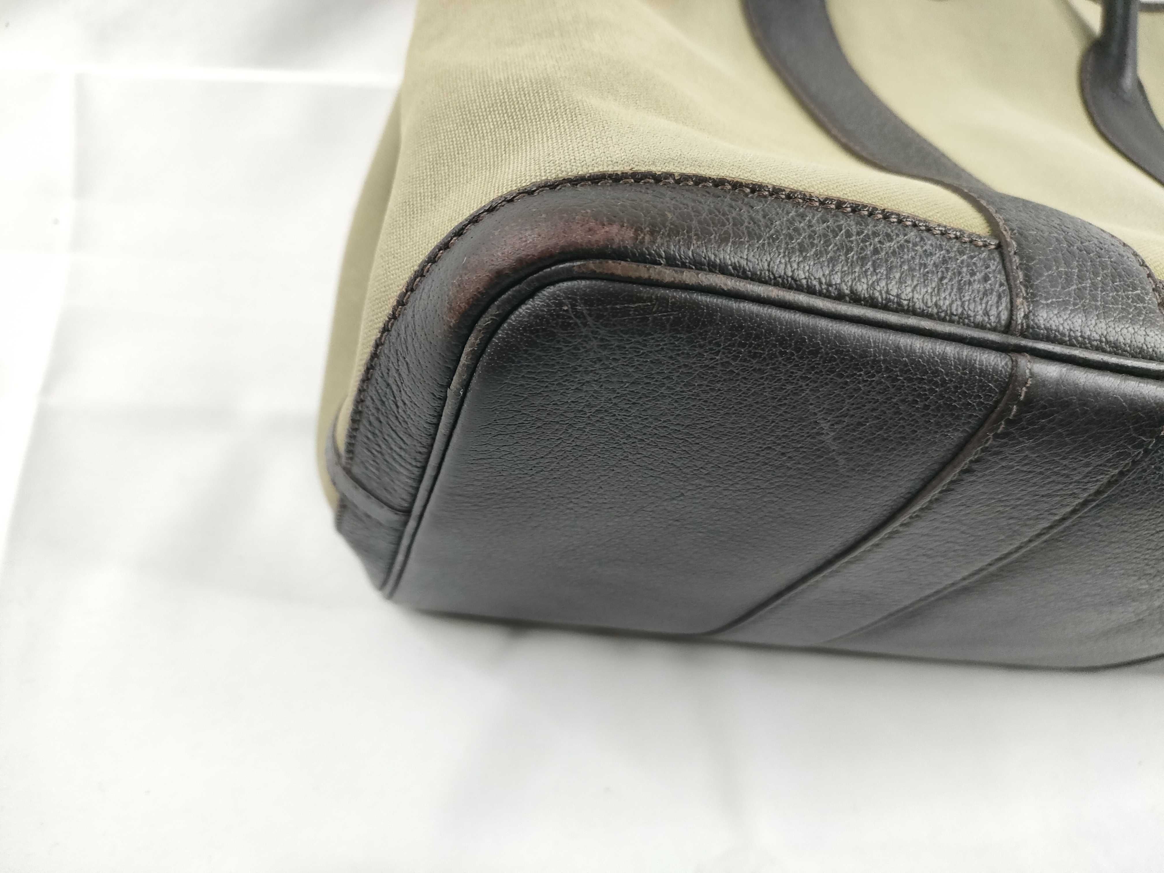 Garden Party Canvas Leather Tote Bag — view 3
