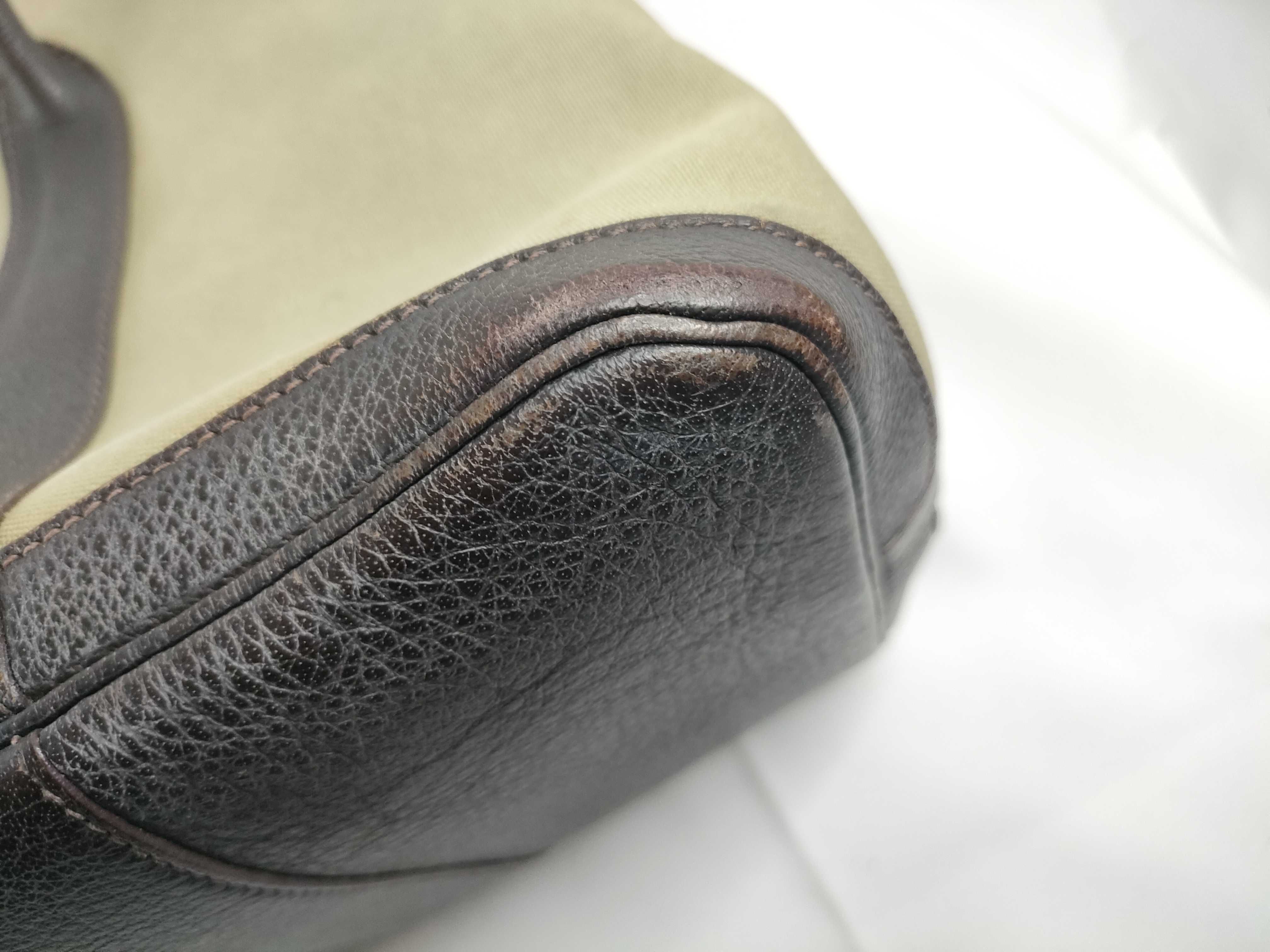 Garden Party Canvas Leather Tote Bag — view 5