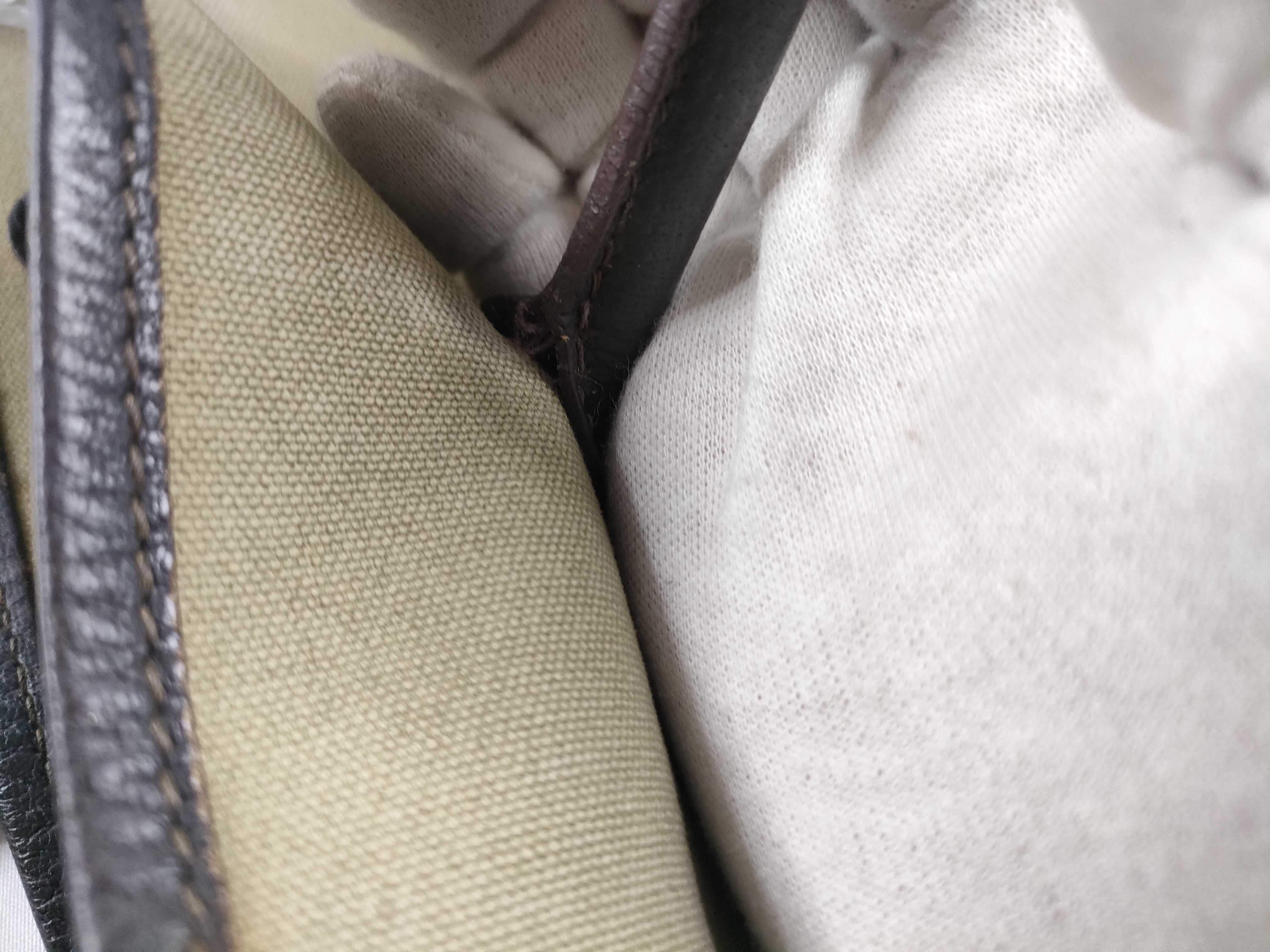 Garden Party Canvas Leather Tote Bag — view 8