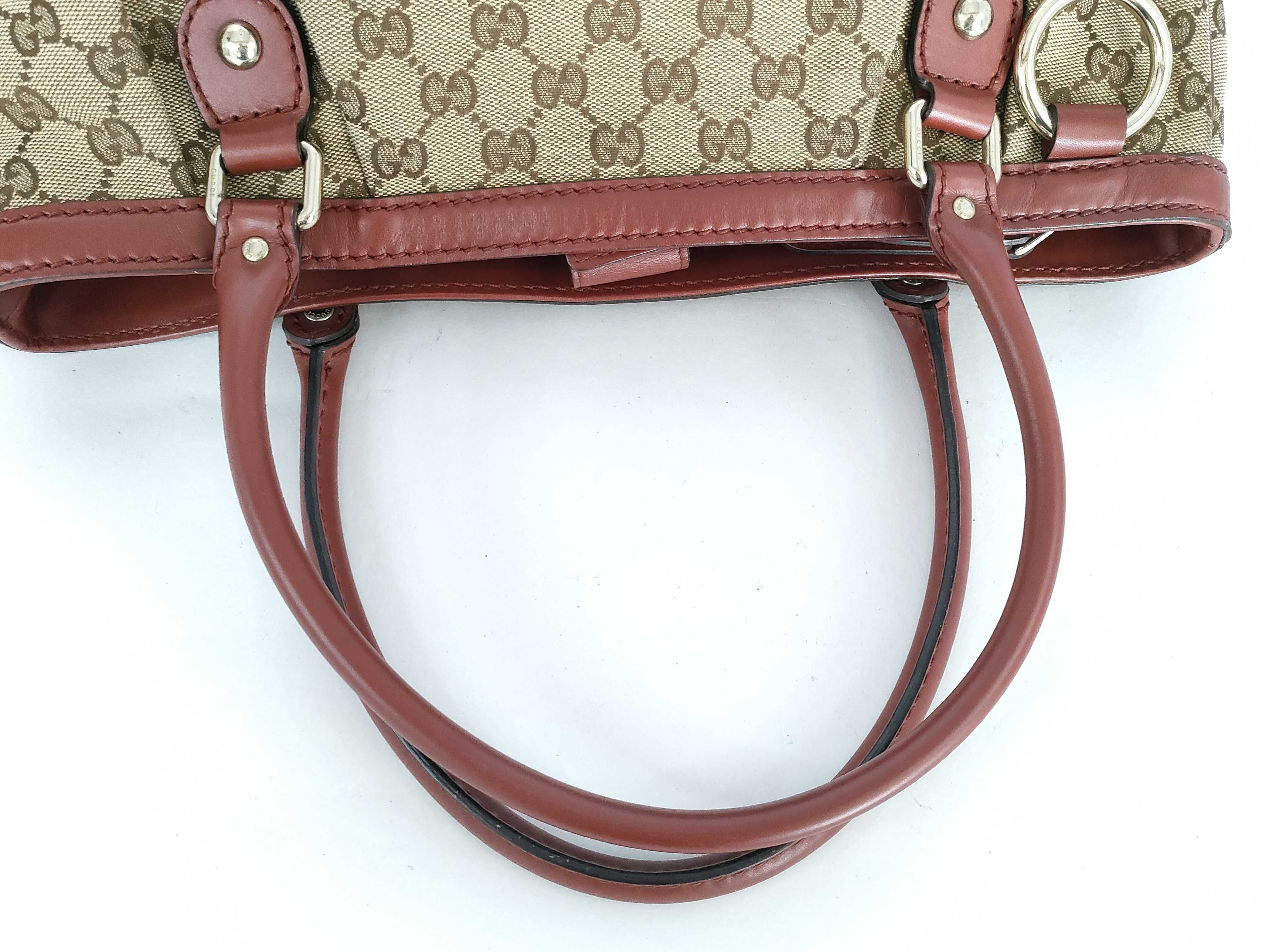 GG Canvas Tote Bag, Beige Tote Bag — view 3