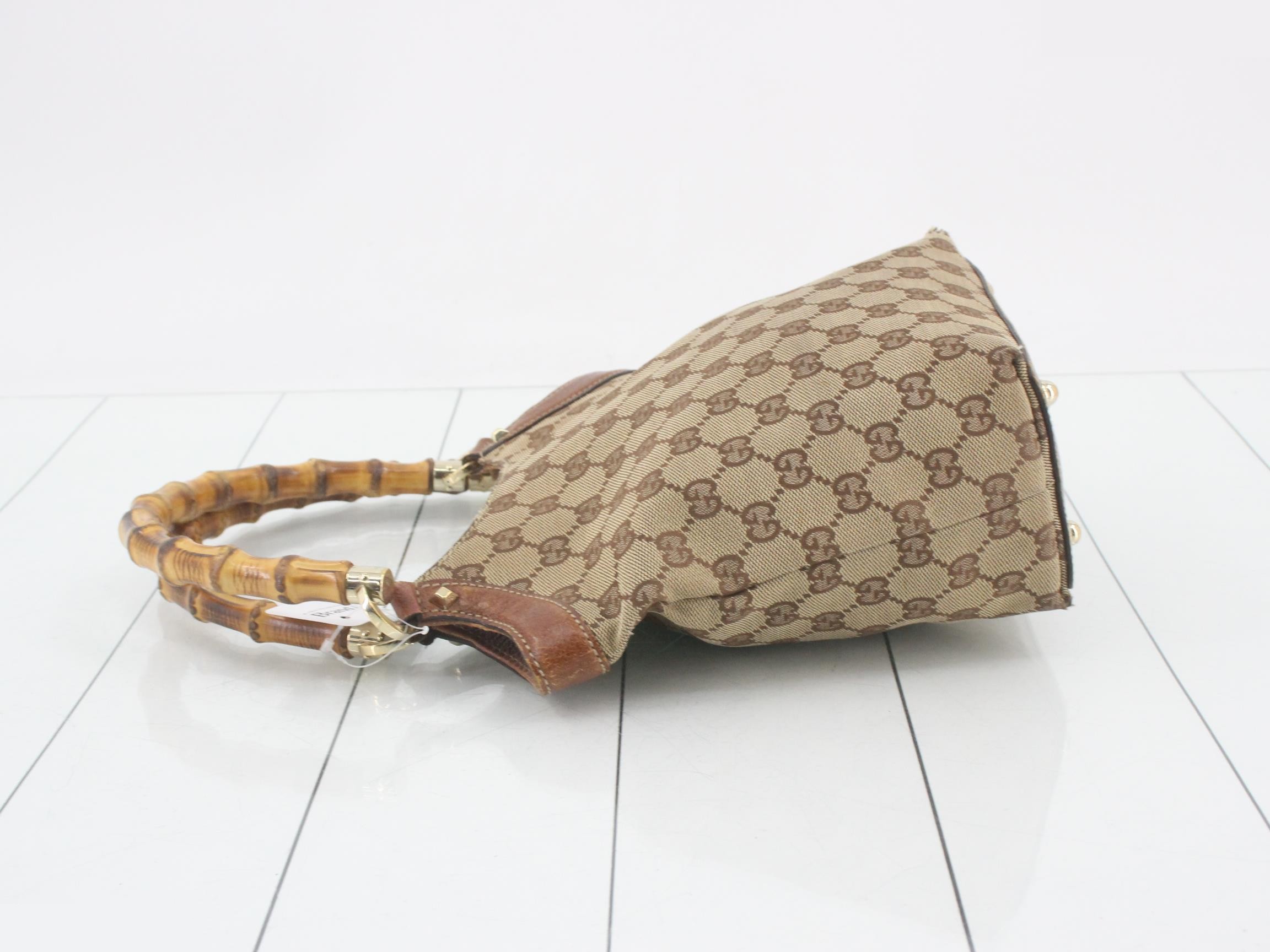 GG Canvas Bamboo Semi-Shoulder Bag — view 4