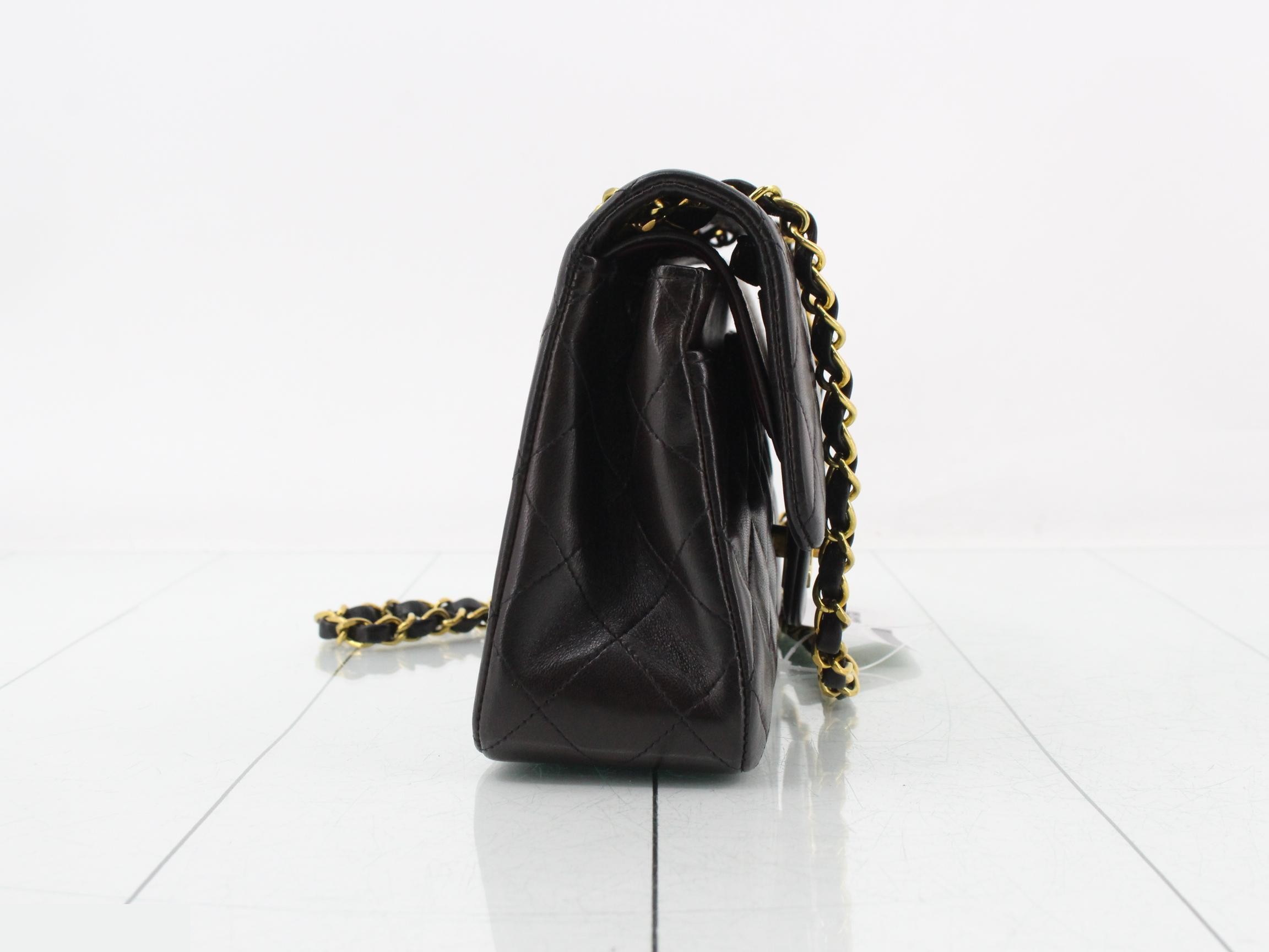 Lambskin Matelassé 23 Double Flap Chain Shoulder Bag — view 4