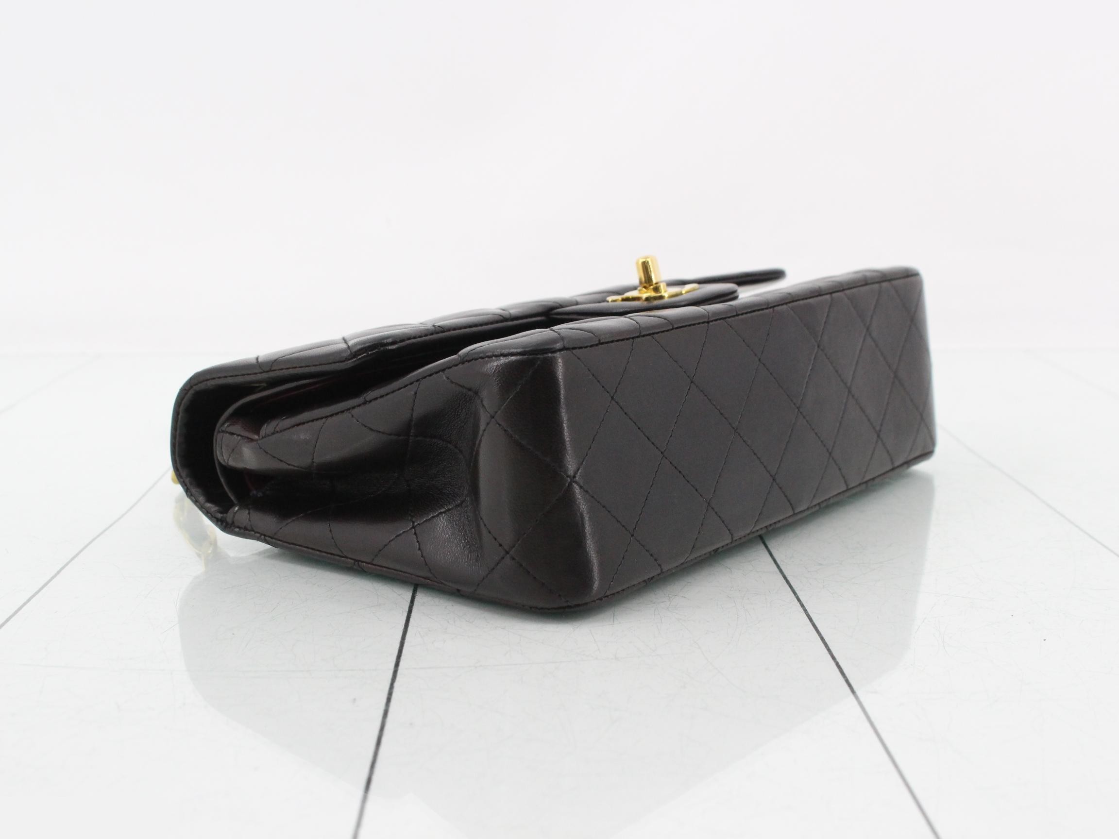 Lambskin Matelassé 23 Double Flap Chain Shoulder Bag — view 5