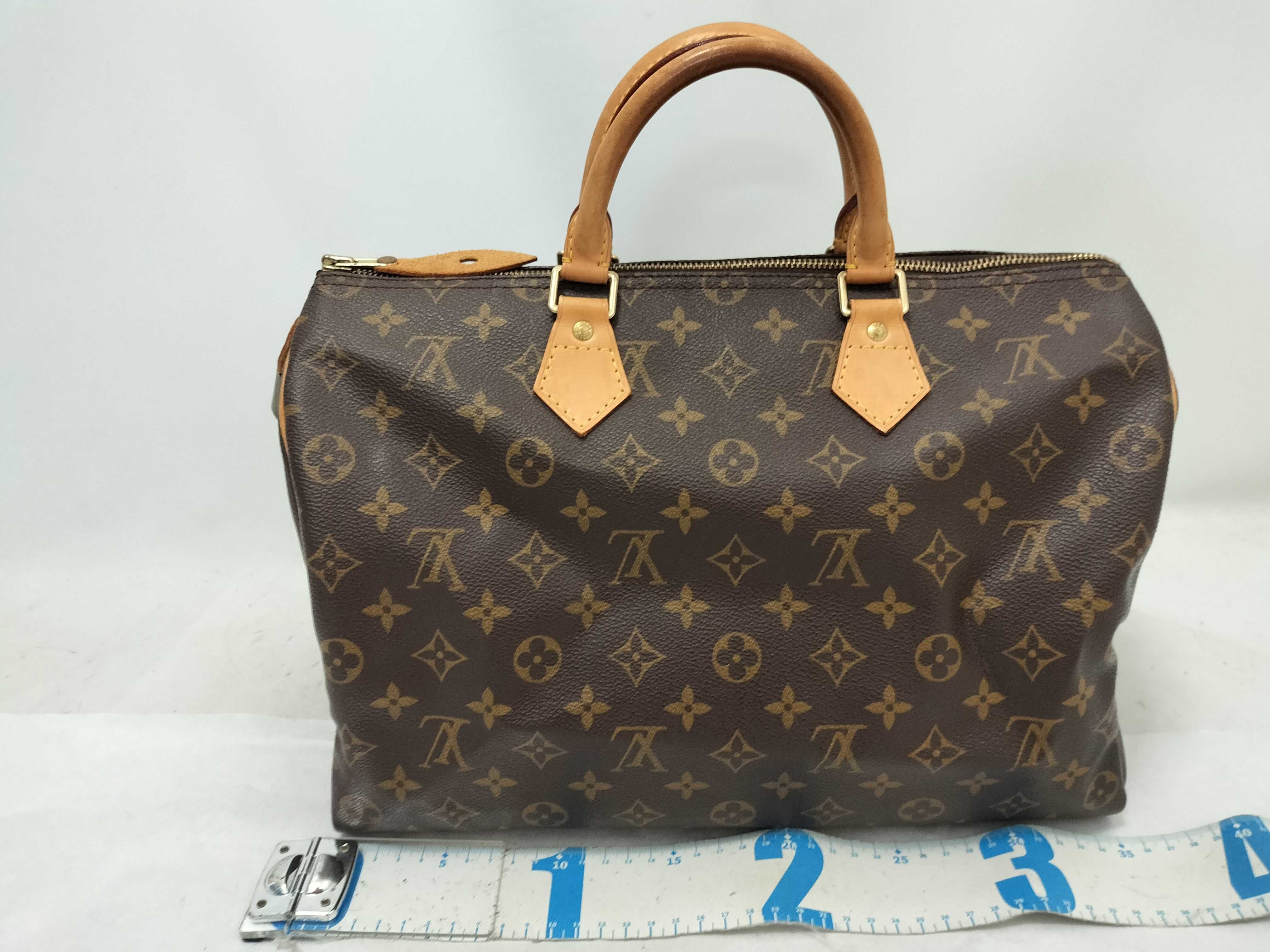 Monogram Louis Vuitton Monogram M41107 Speedy 35 Handbag — view 2