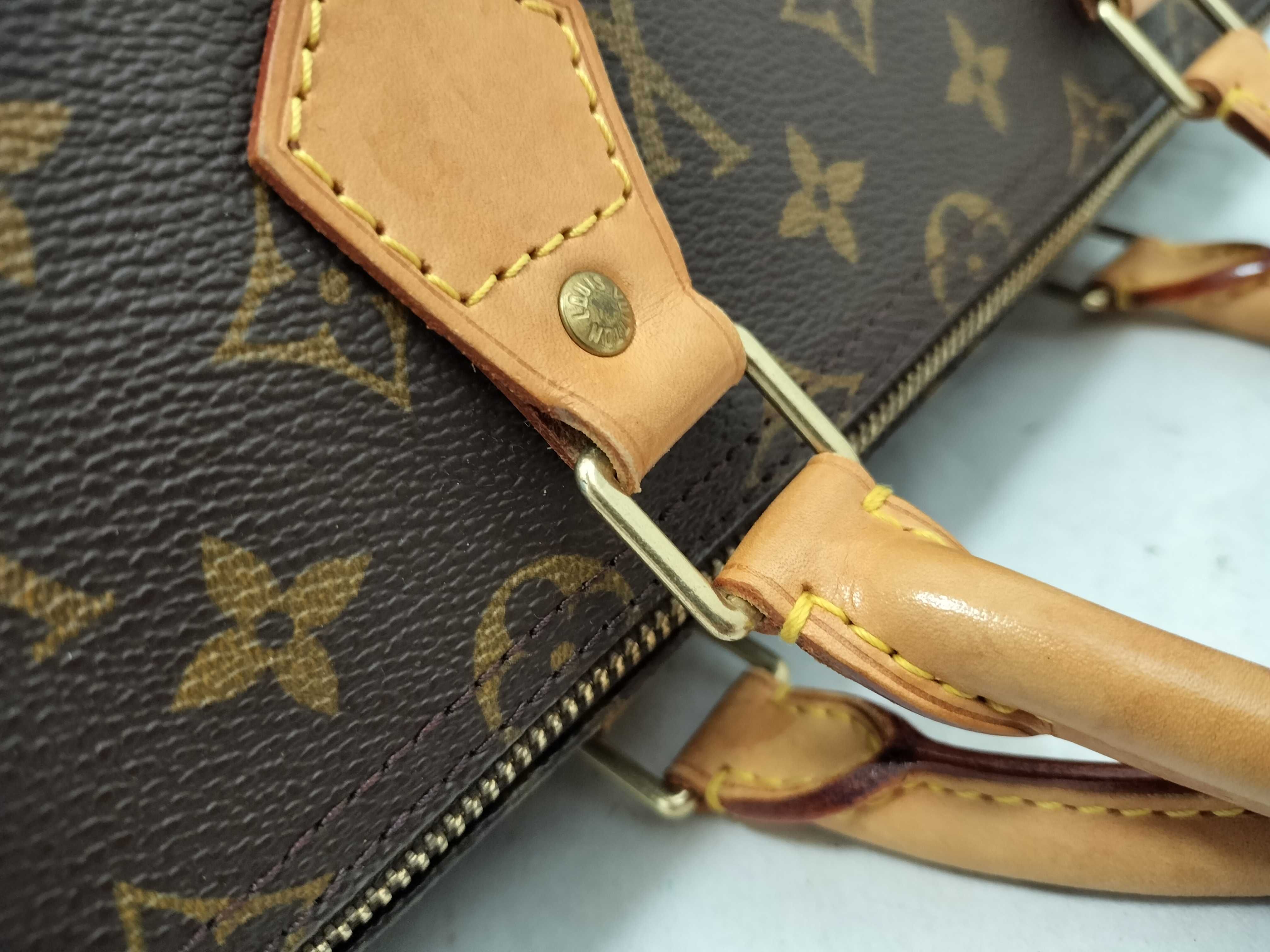 Monogram Louis Vuitton Monogram M41107 Speedy 35 Handbag — view 5