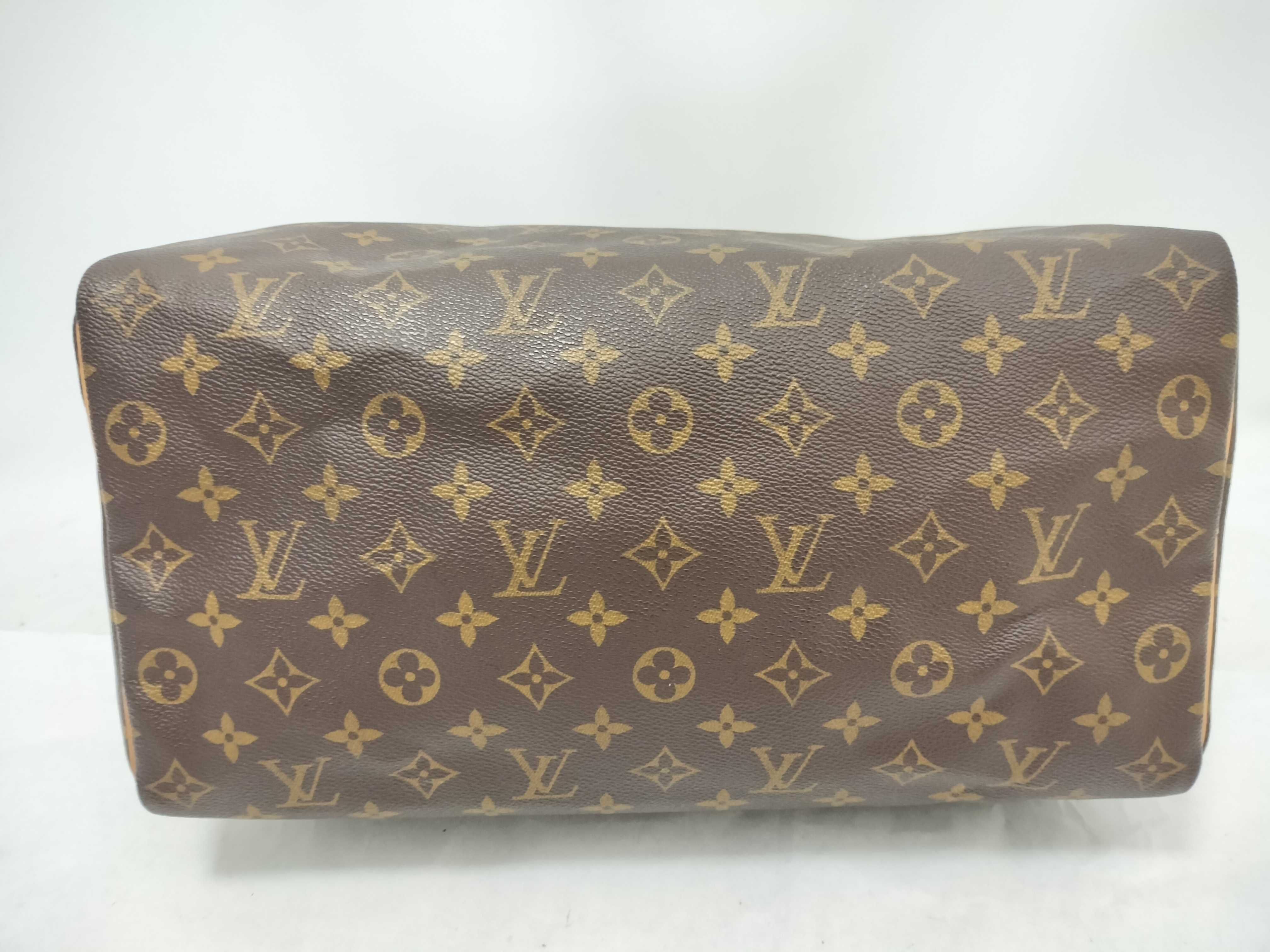 Monogram Louis Vuitton Monogram M41107 Speedy 35 Handbag — view 8