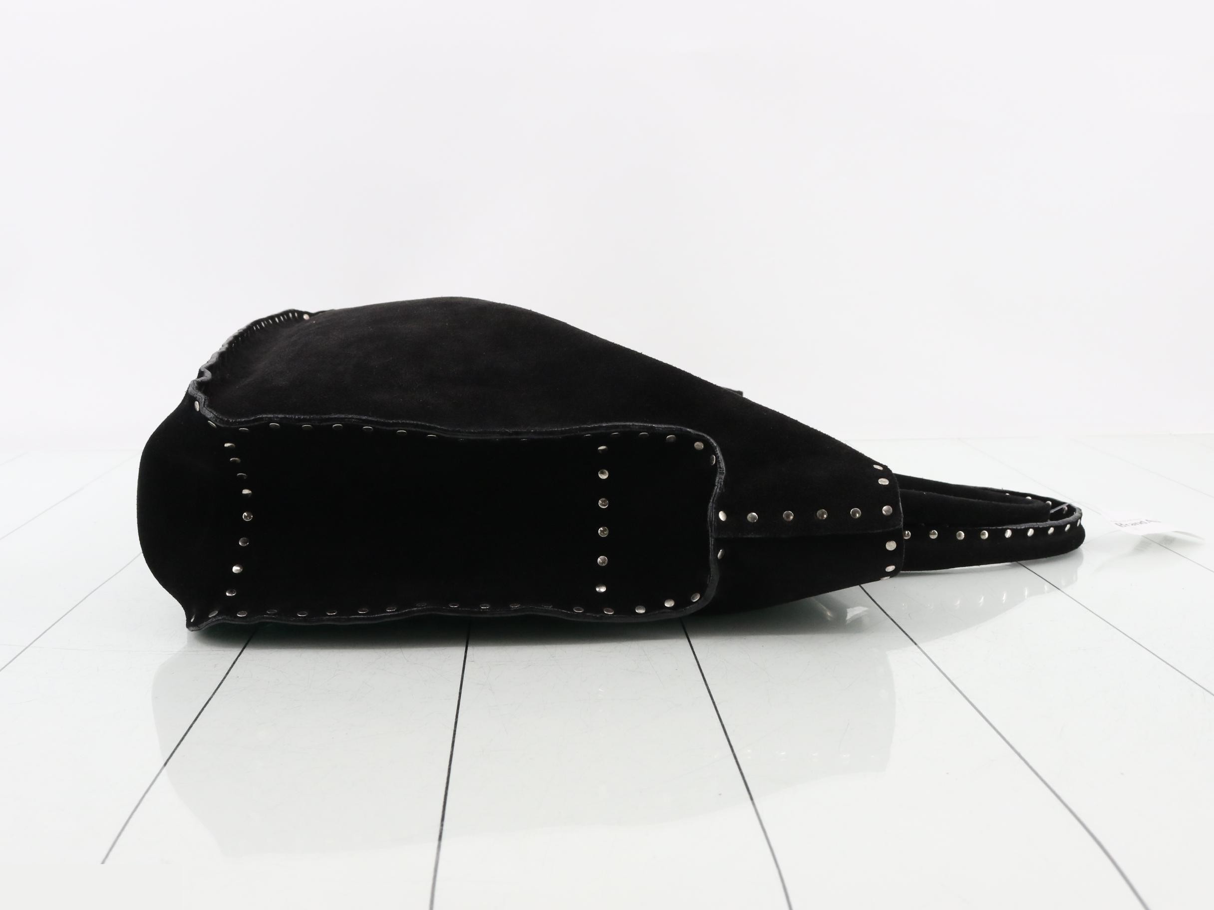 Suede studded bag — view 3