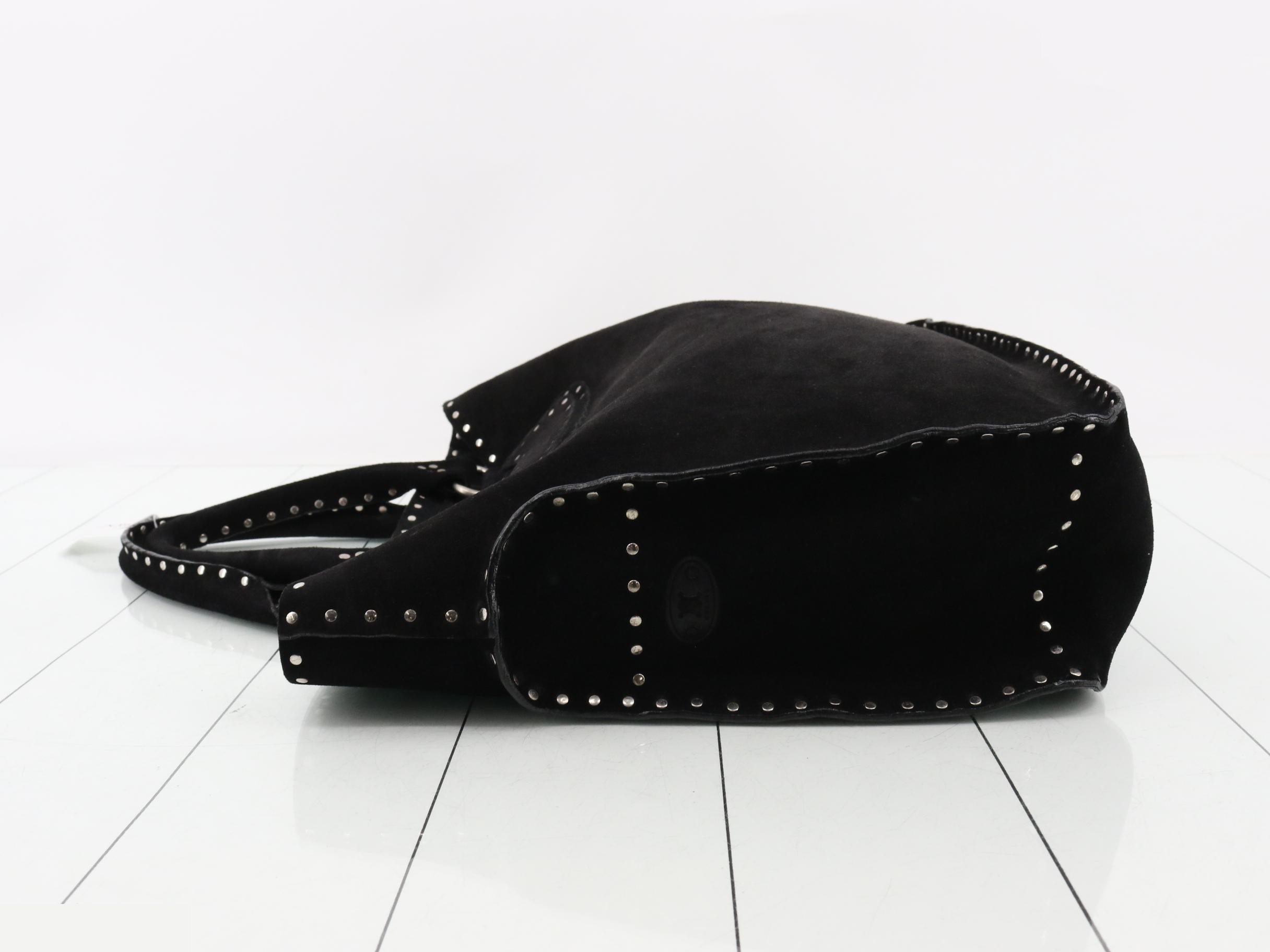 Suede studded bag — view 4