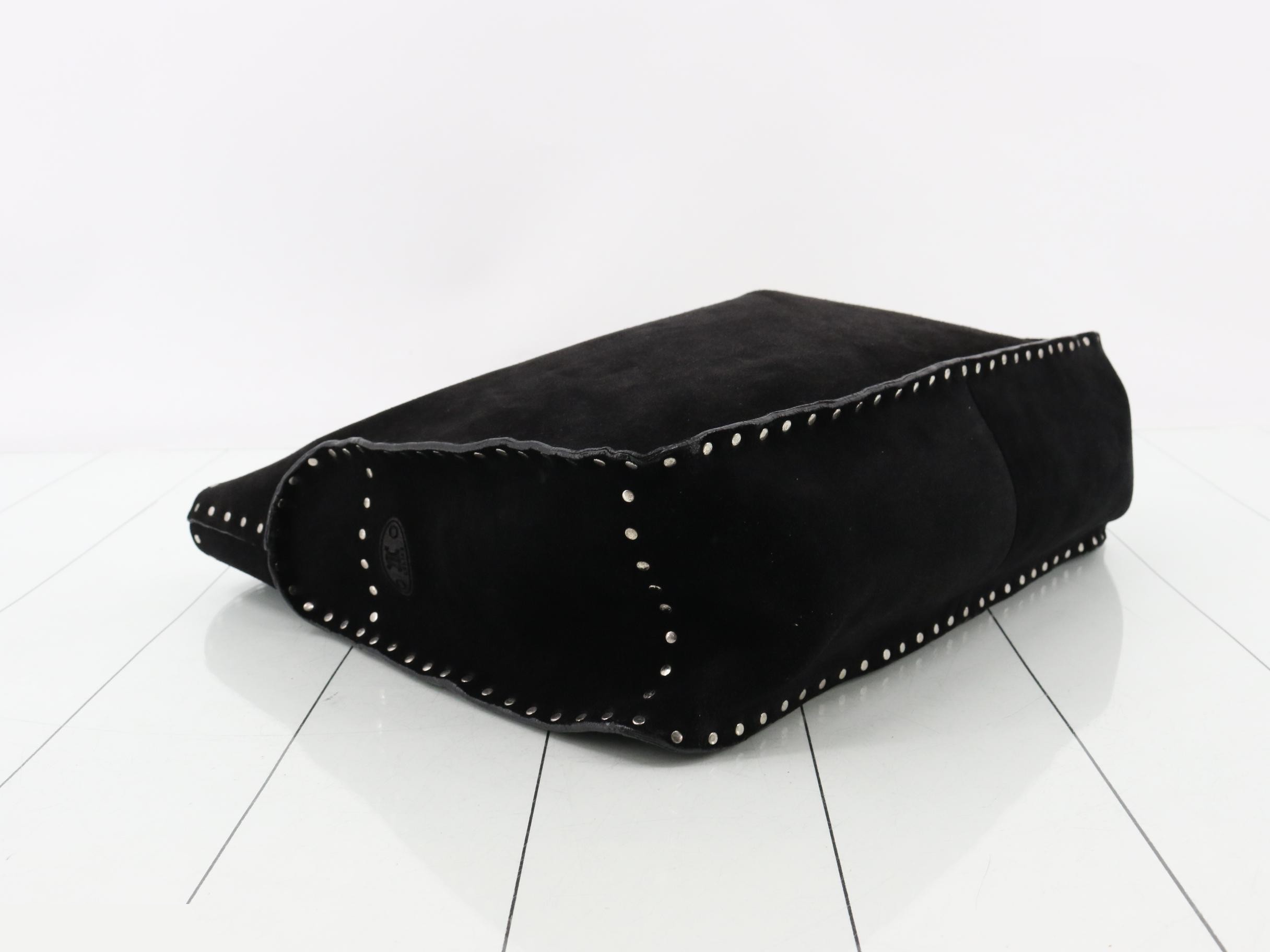 Suede studded bag — view 5