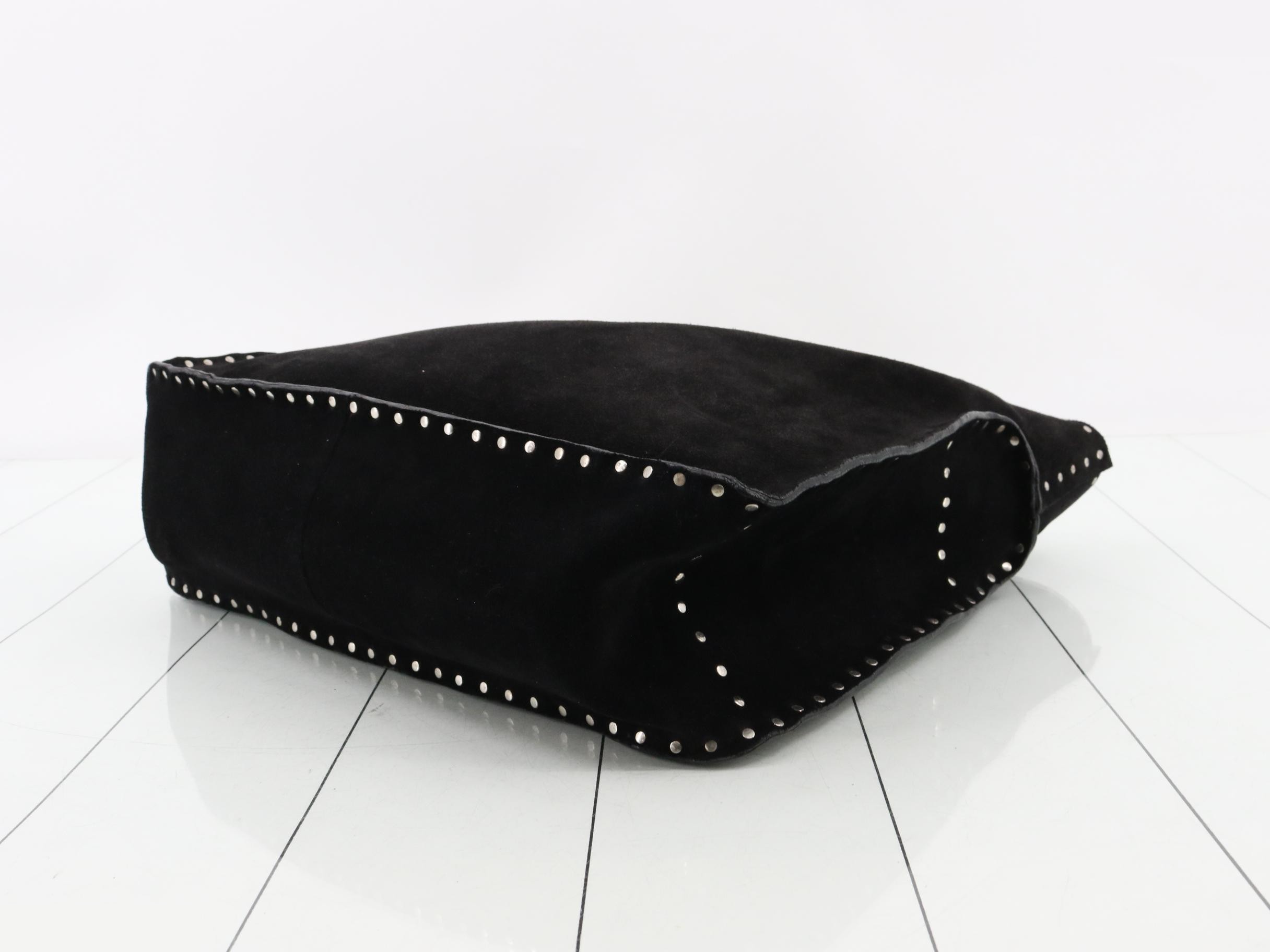Suede studded bag — view 6