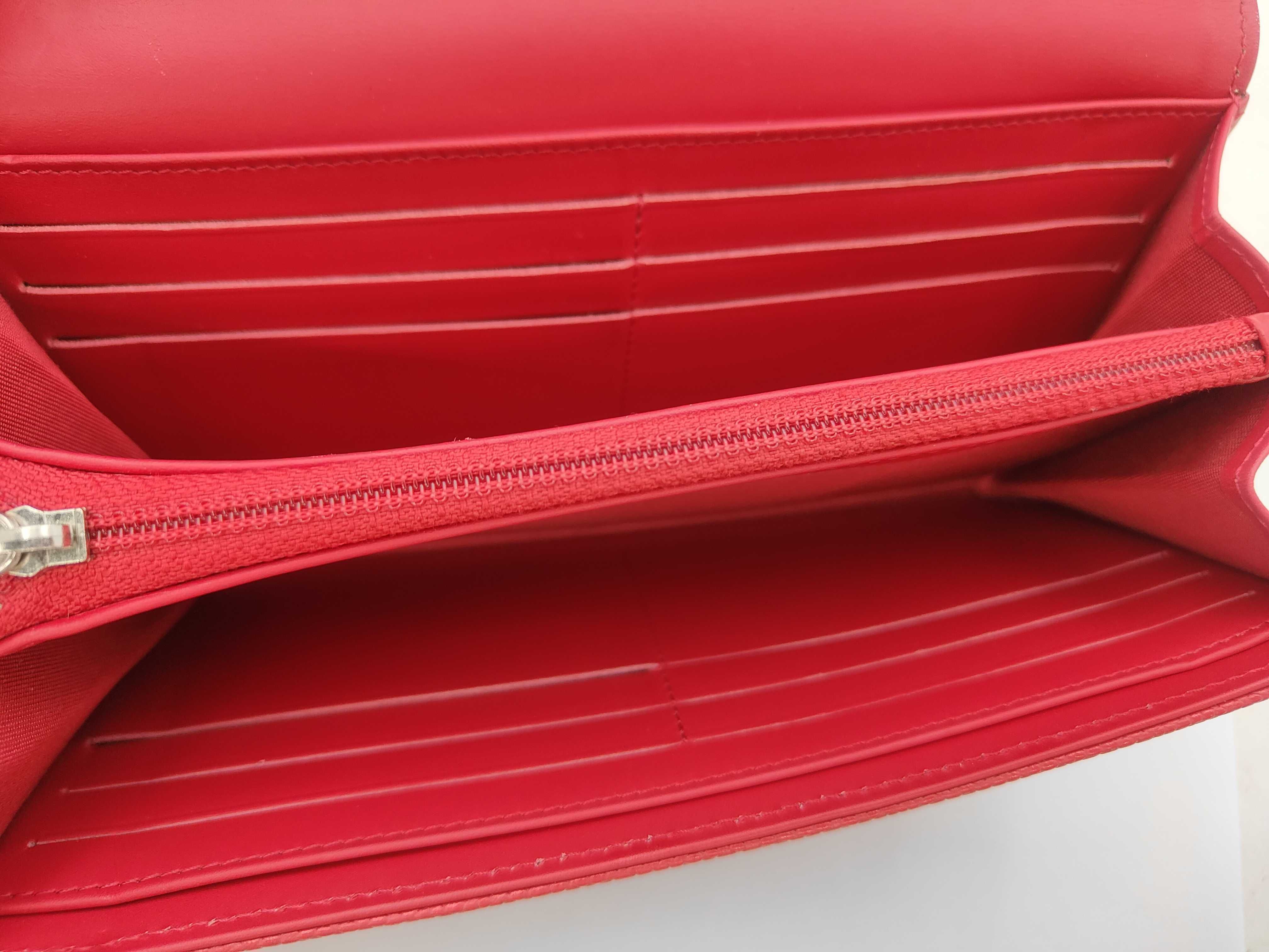 Coco Mark Caviar Leather Long Wallet — view 4