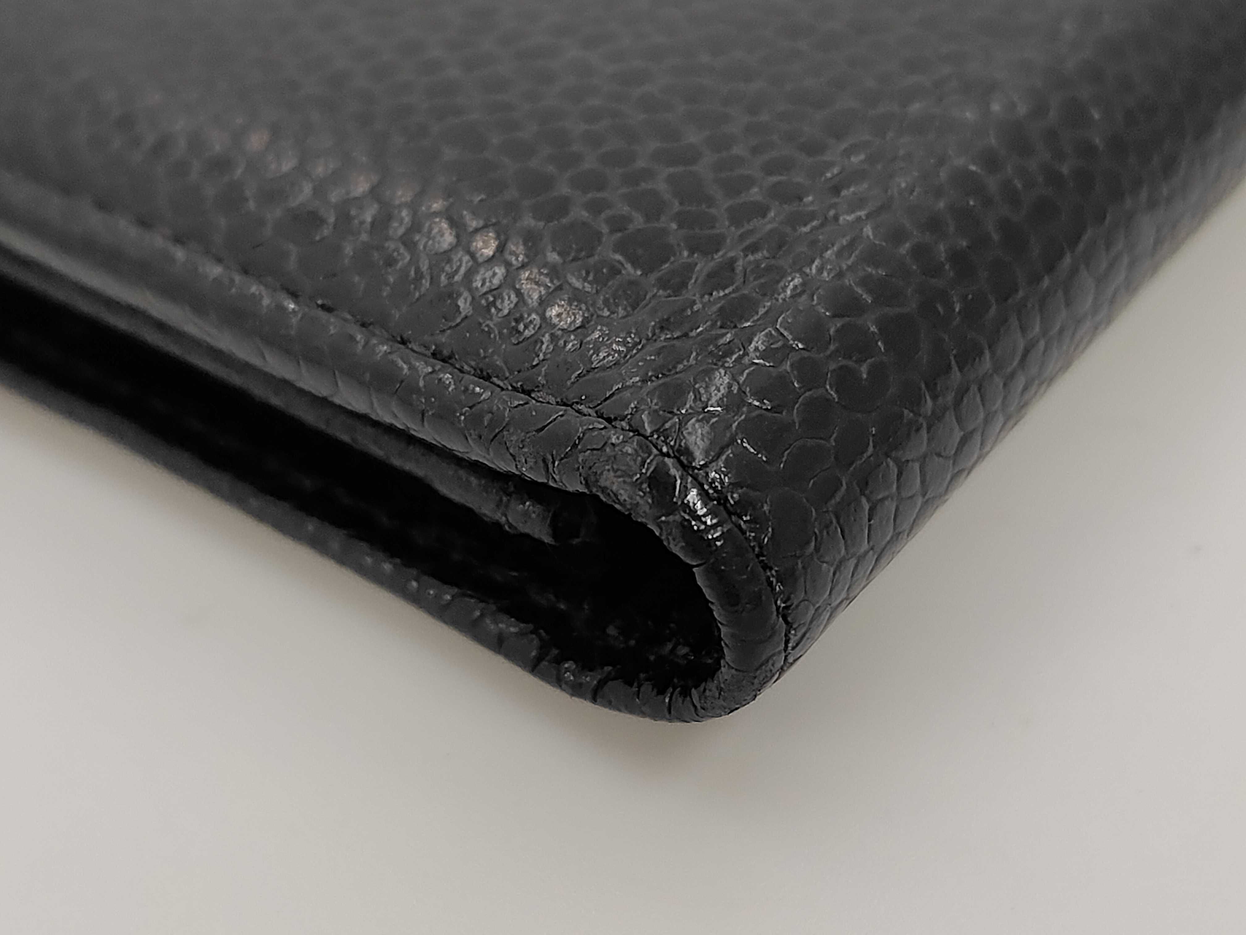 Caviar Skin Coco Mark Card Case (Card Case, Pass Case, Business Card Holder) — view 7