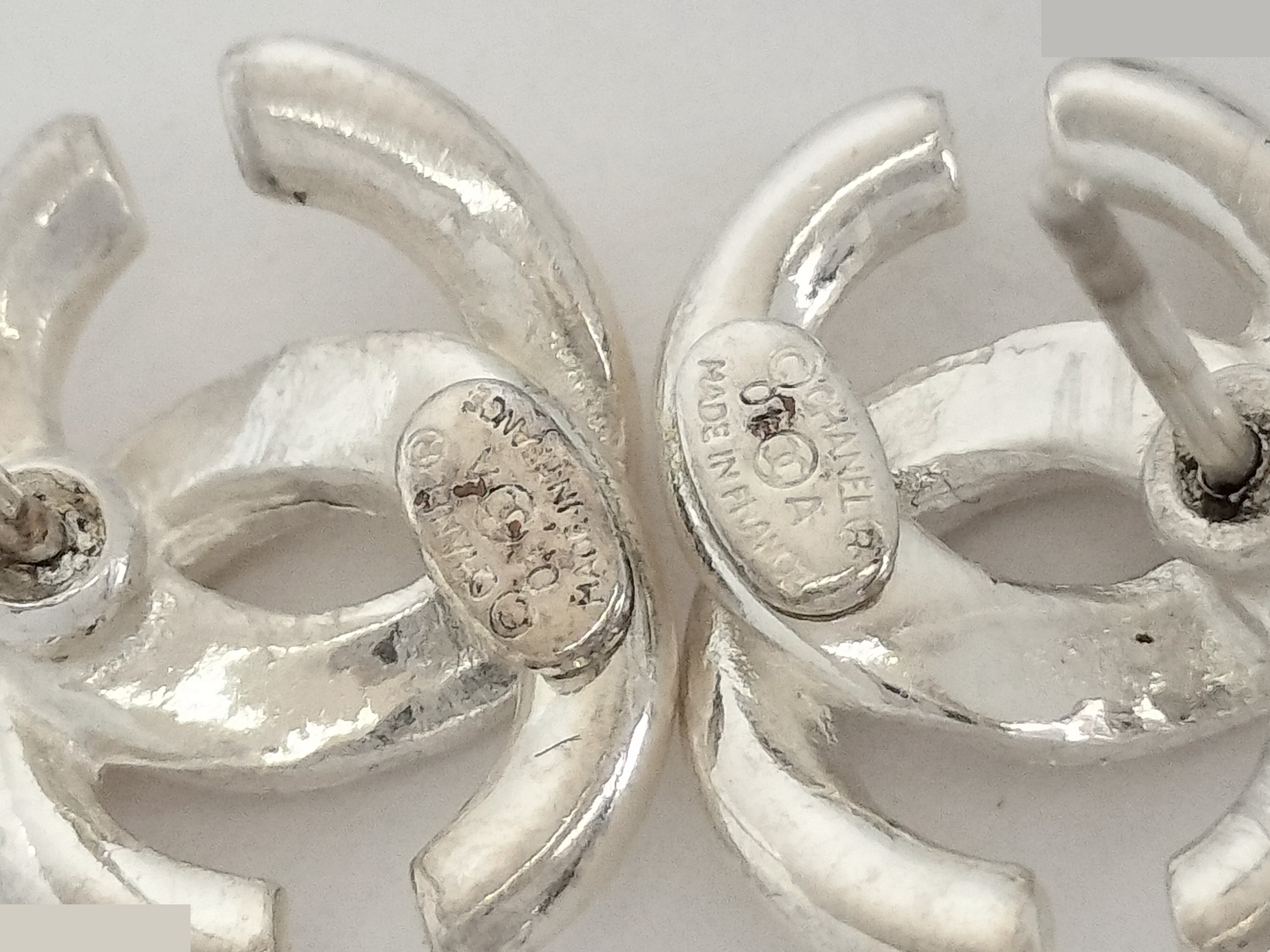 Coco Twisted Silver Earrings 01A — view 3