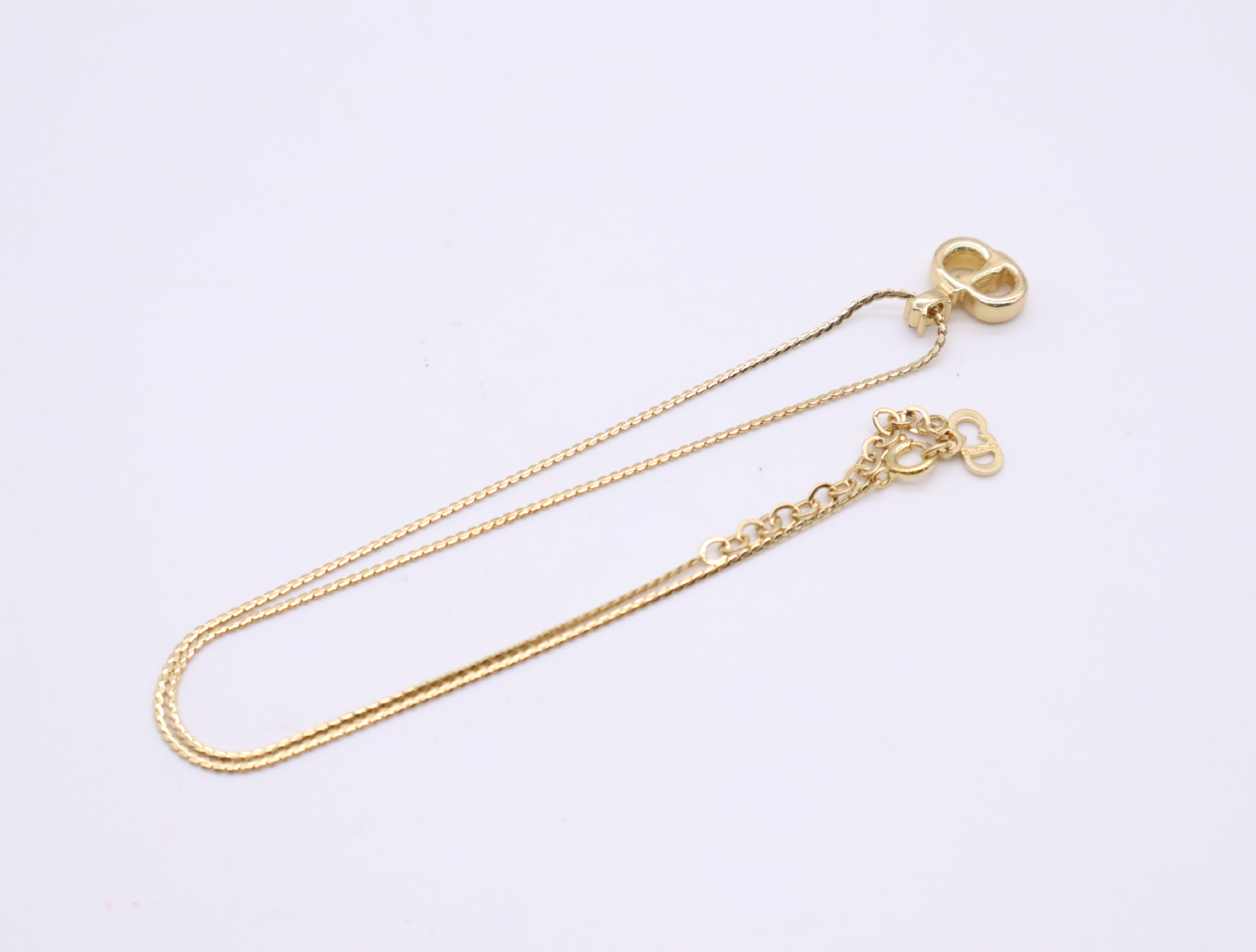 GPCD logo rhinestone necklace, with box. — view 2