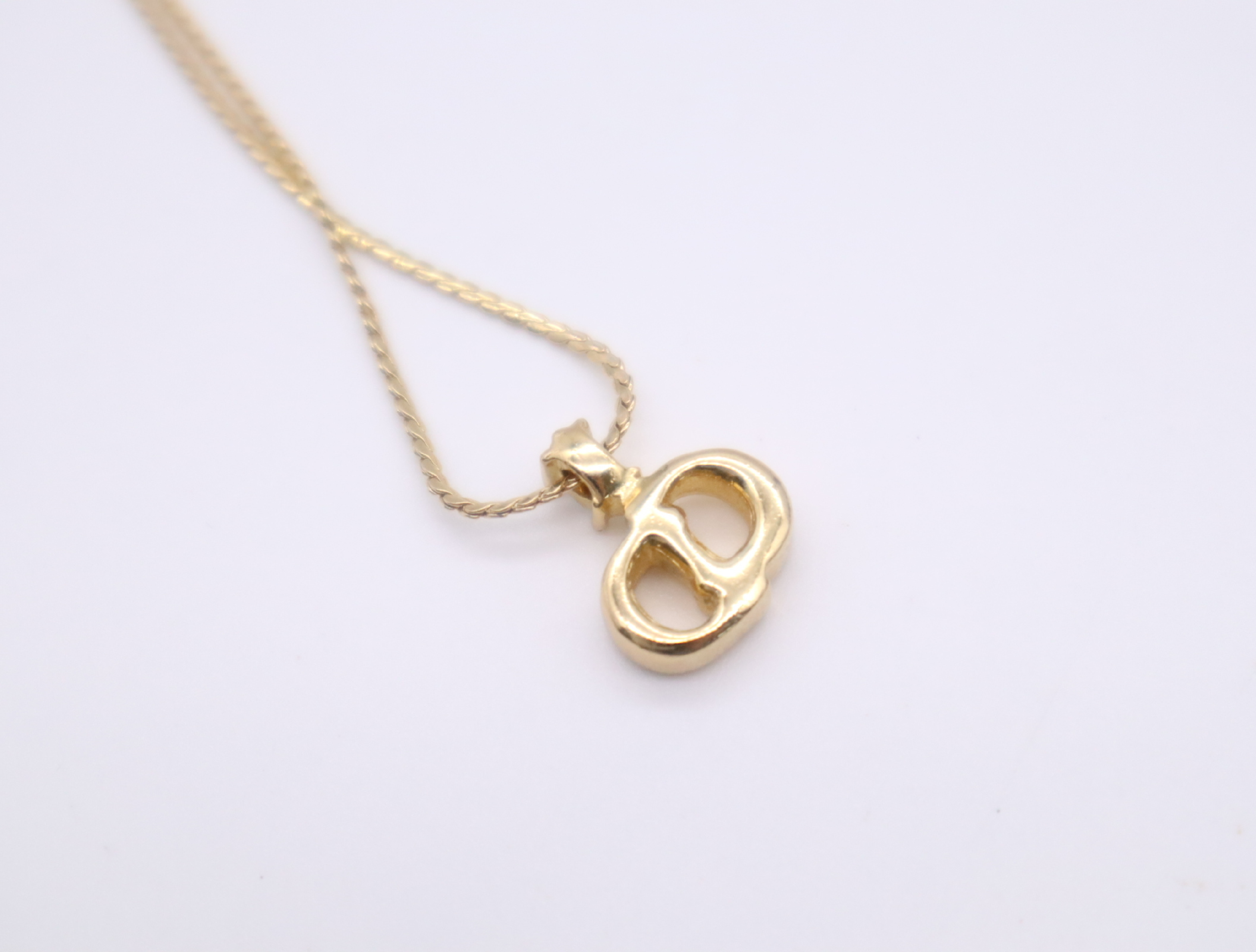 GPCD logo rhinestone necklace, with box. — view 4