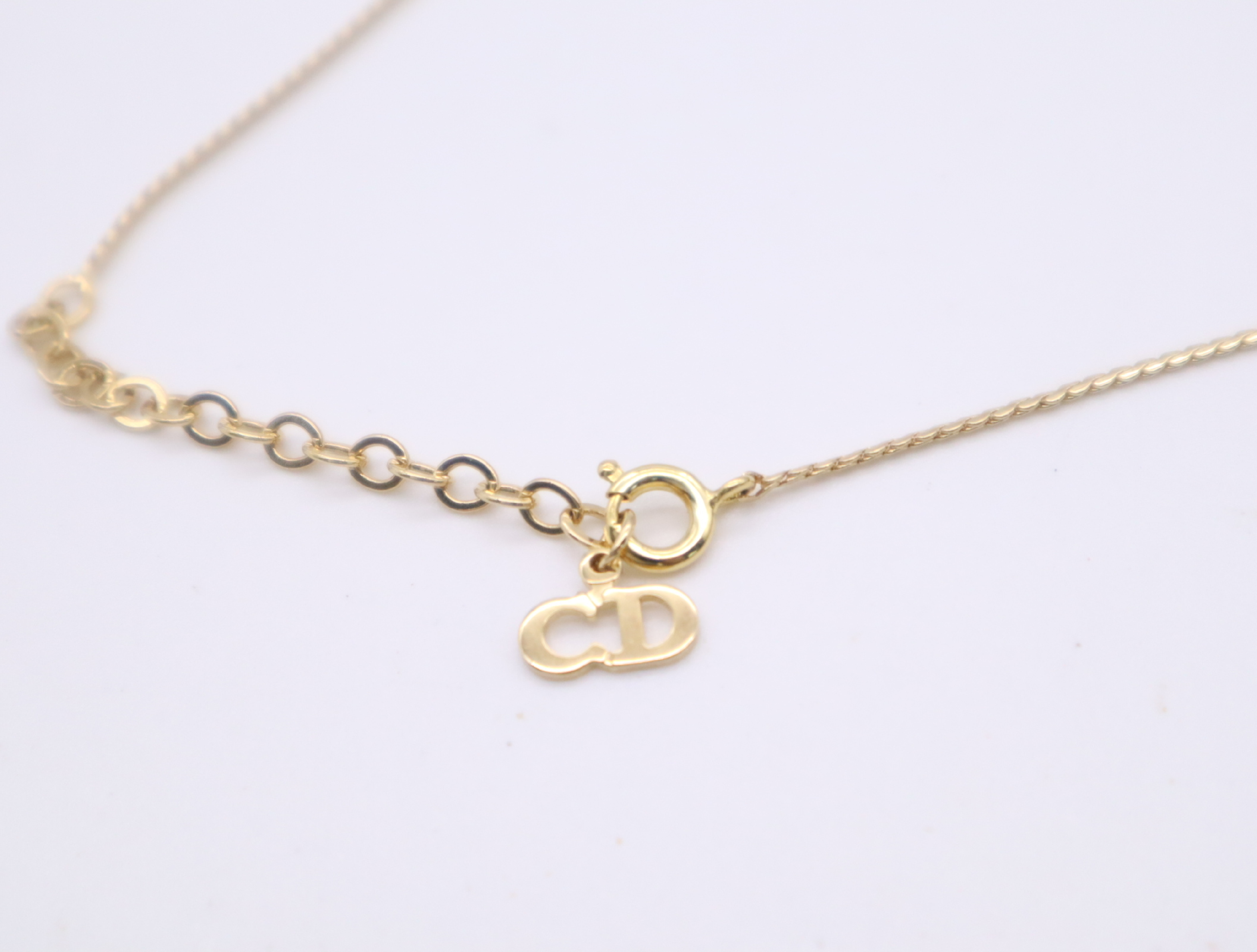 GPCD logo rhinestone necklace, with box. — view 5