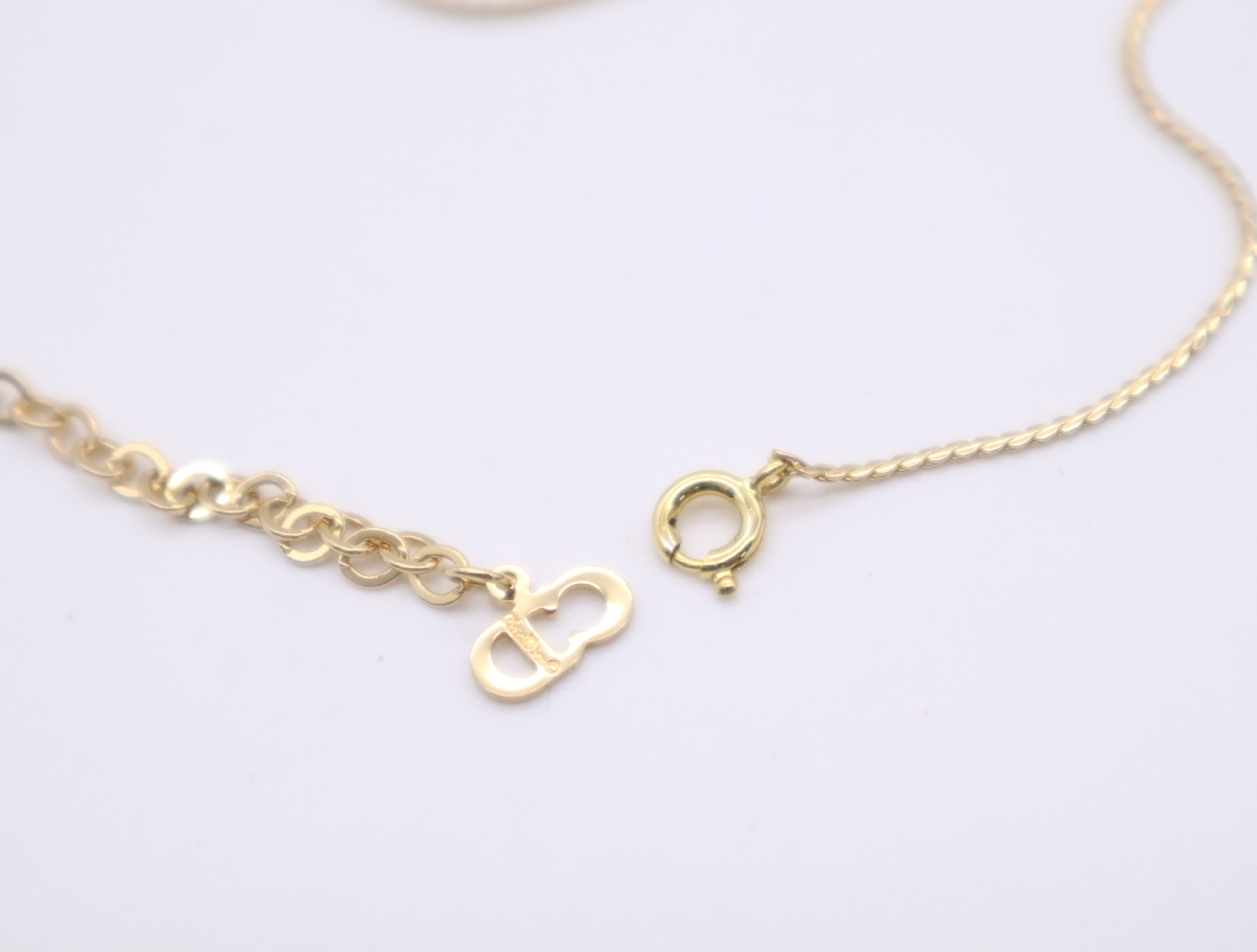 GPCD logo rhinestone necklace, with box. — view 6