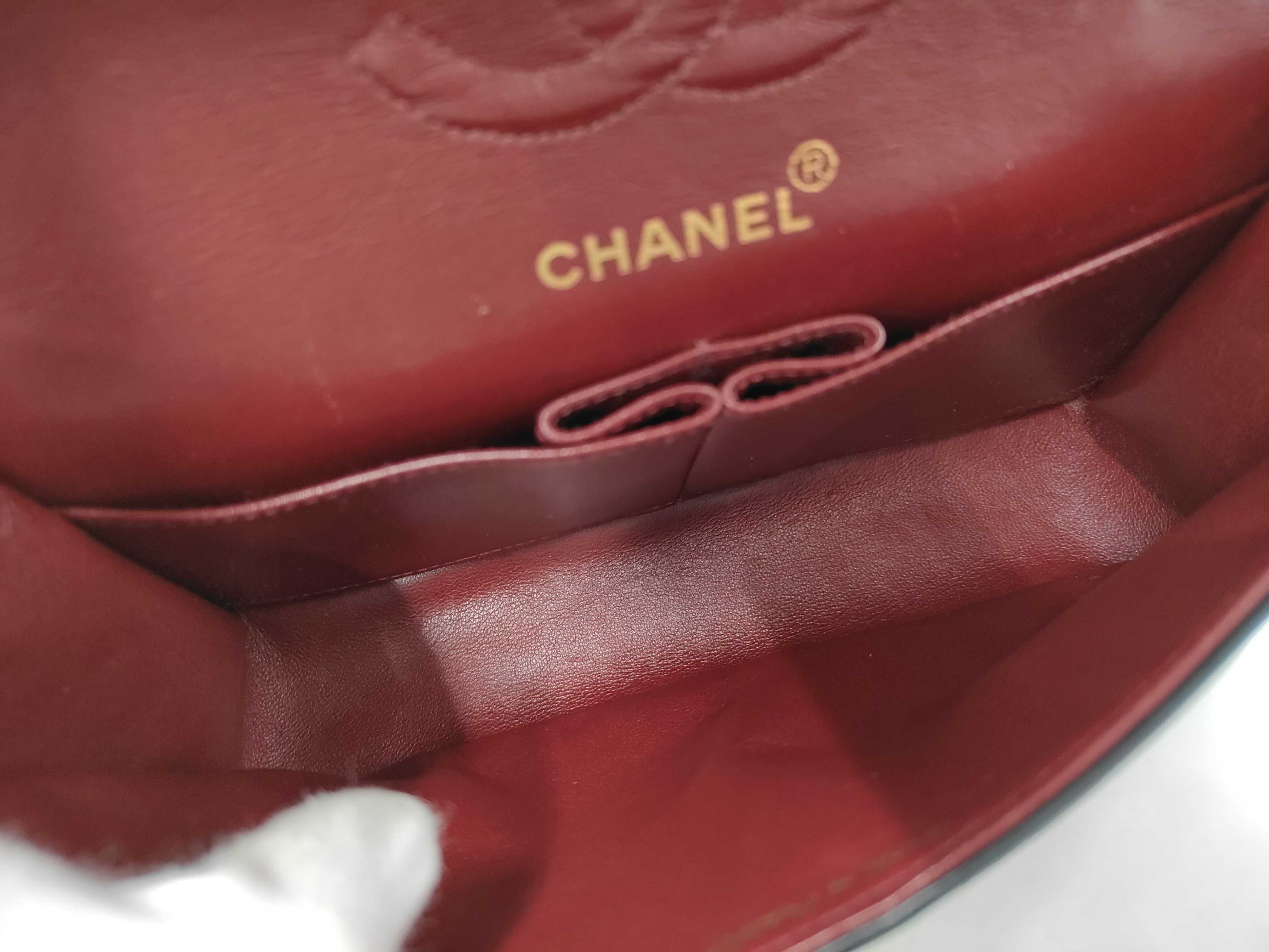 Matelassé 23 Lambskin Double Flap Double Chain Shoulder Bag — view 9