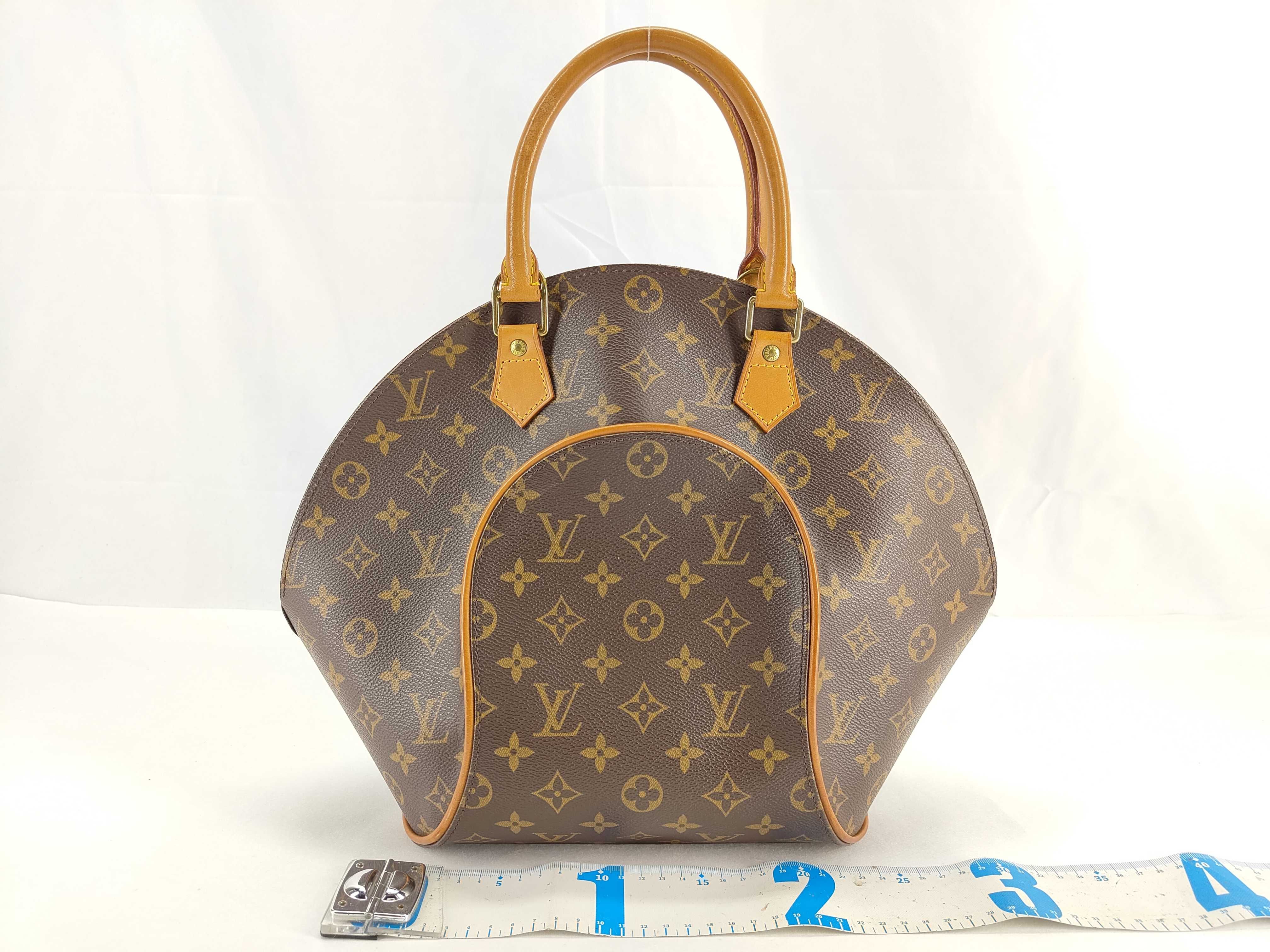Monogram PH- Elipse Monogram Brown Canvas Shoulder Bag M Handbag — view 2