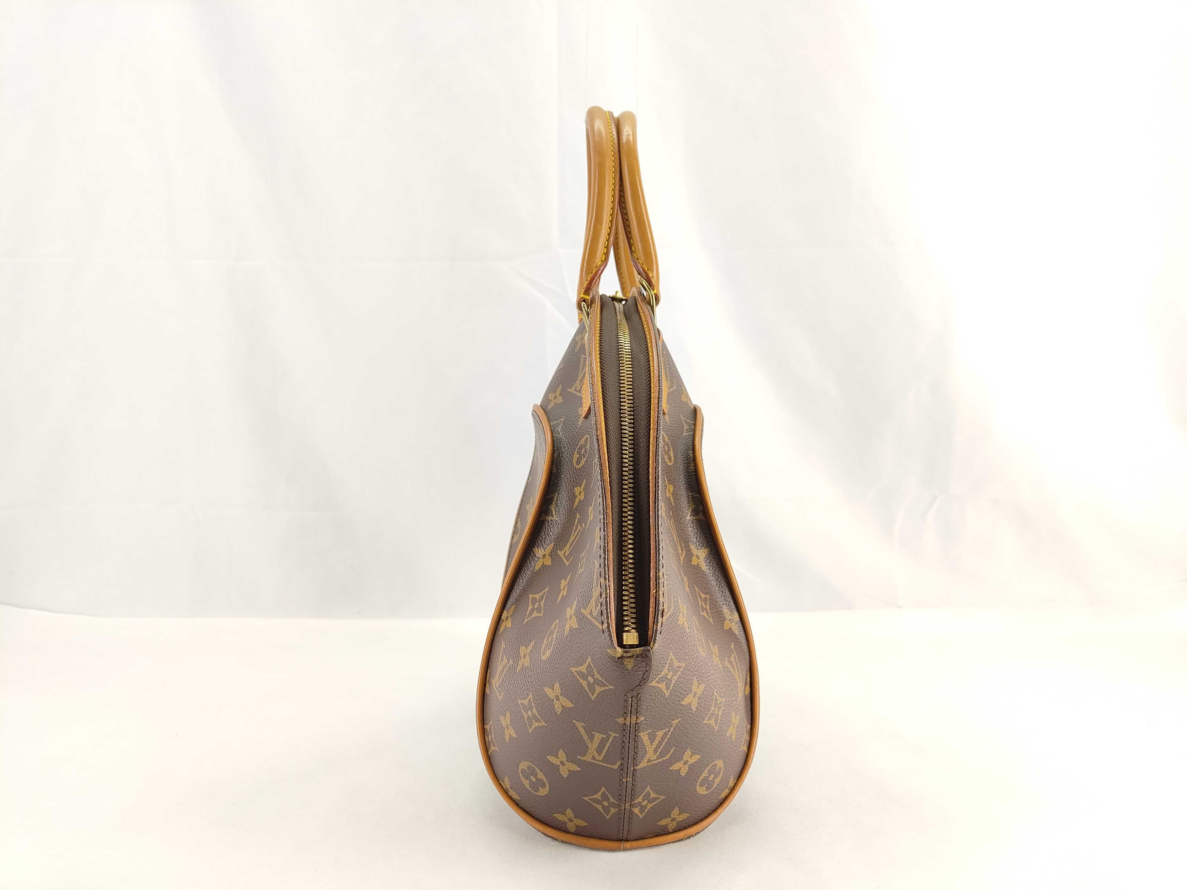 Monogram PH- Elipse Monogram Brown Canvas Shoulder Bag M Handbag — view 3