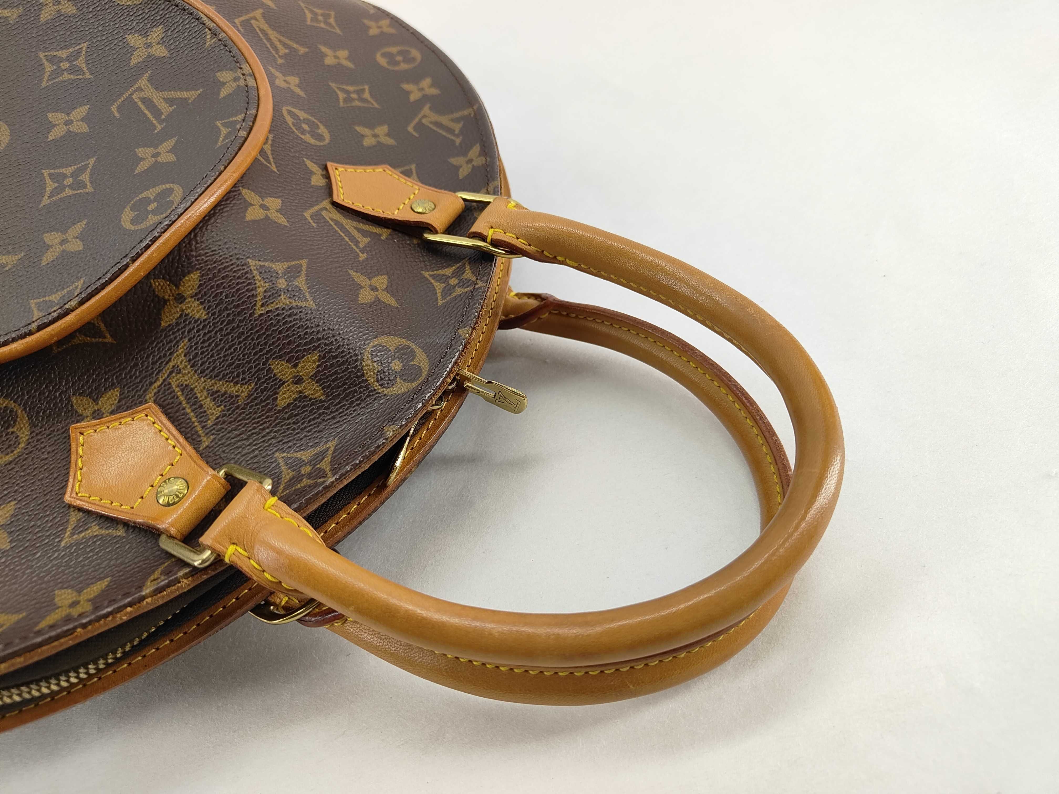 Monogram PH- Elipse Monogram Brown Canvas Shoulder Bag M Handbag — view 4