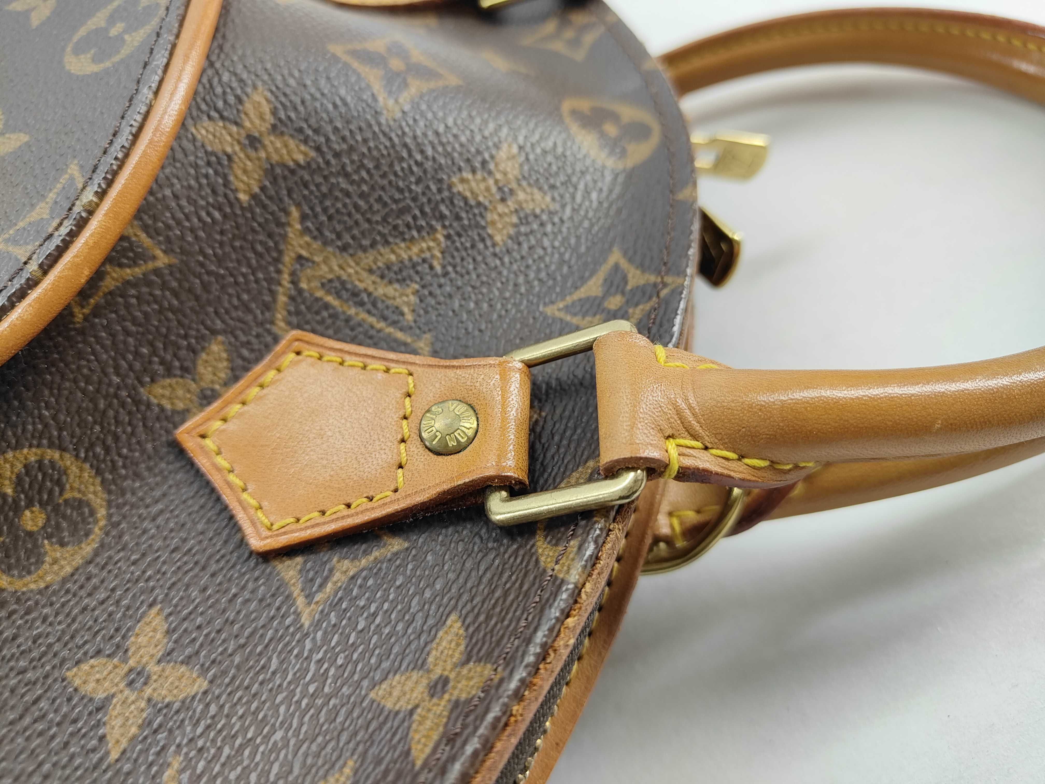 Monogram PH- Elipse Monogram Brown Canvas Shoulder Bag M Handbag — view 6