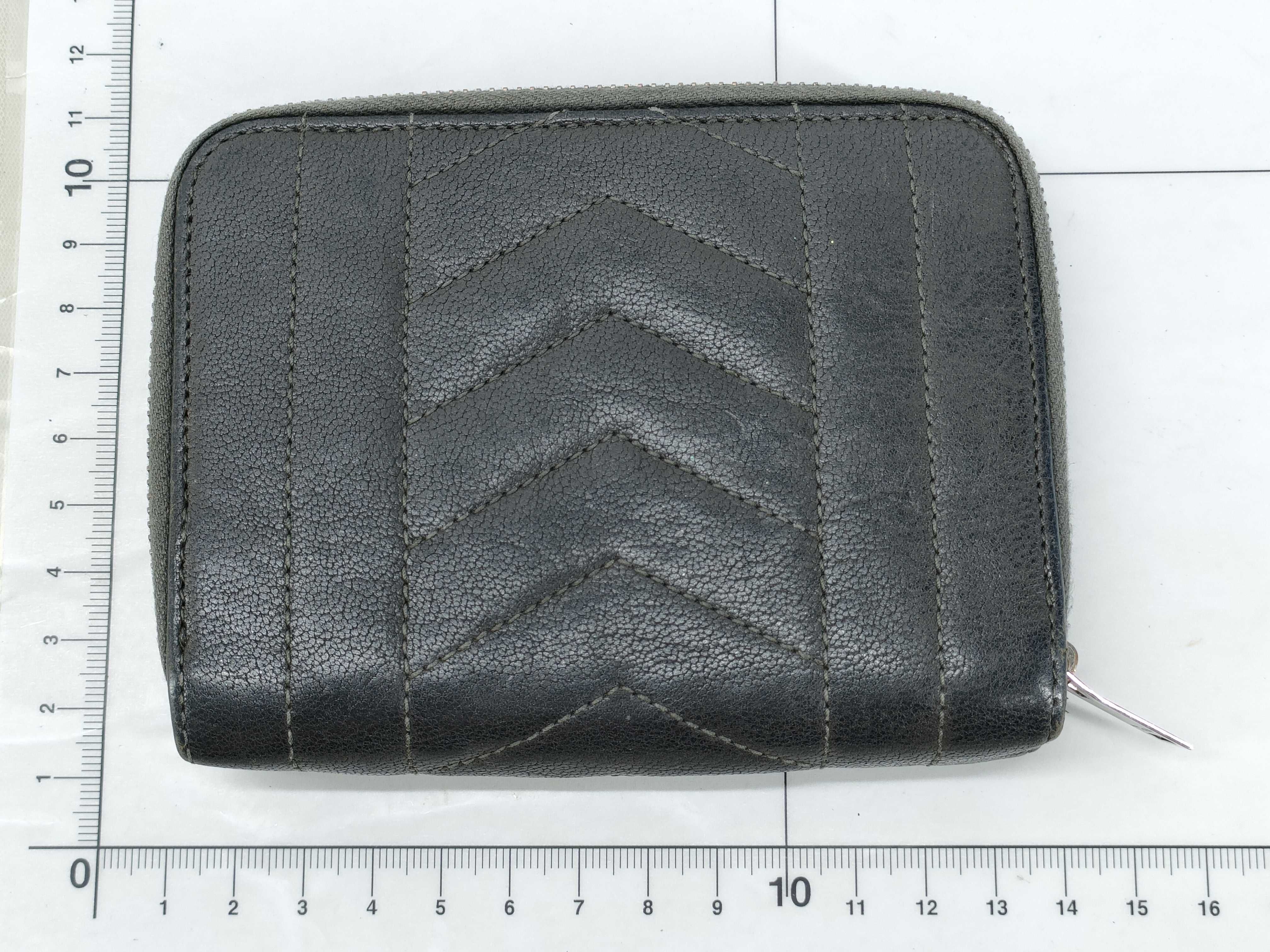 logo hardware round zip bifold wallet — view 2