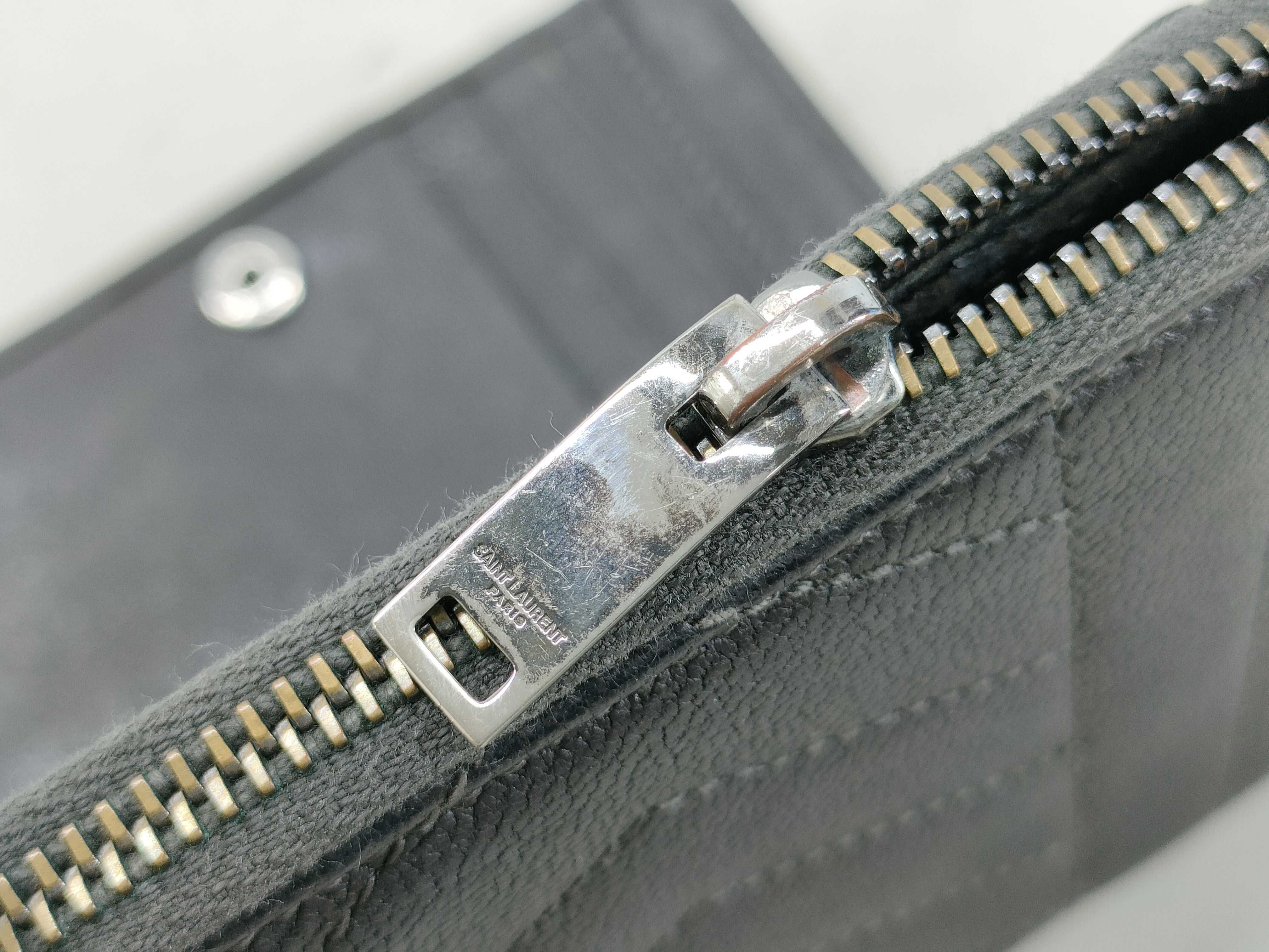 logo hardware round zip bifold wallet — view 9