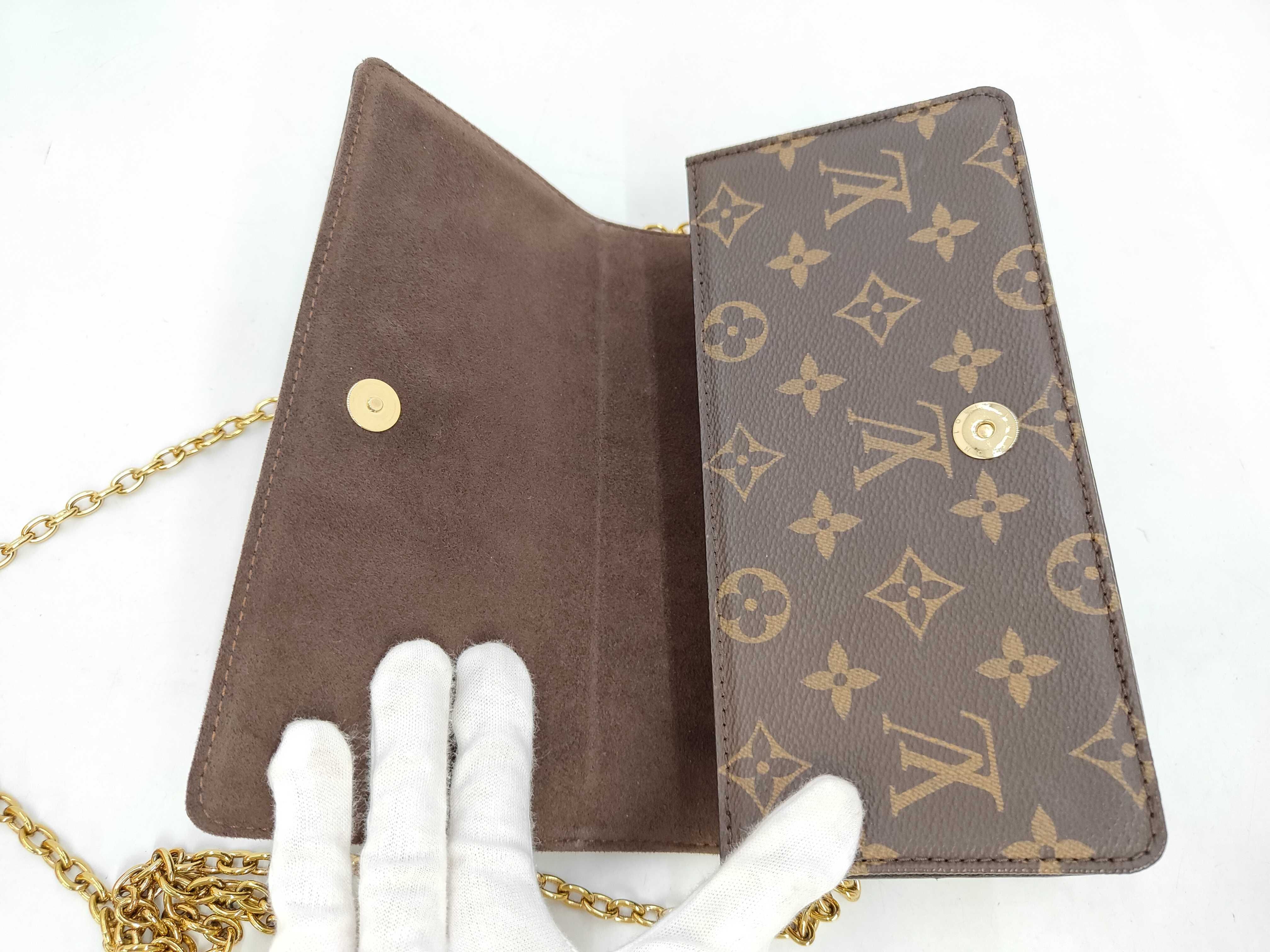 Monogram Wallet on Chain Lily Shoulder Bag — view 8