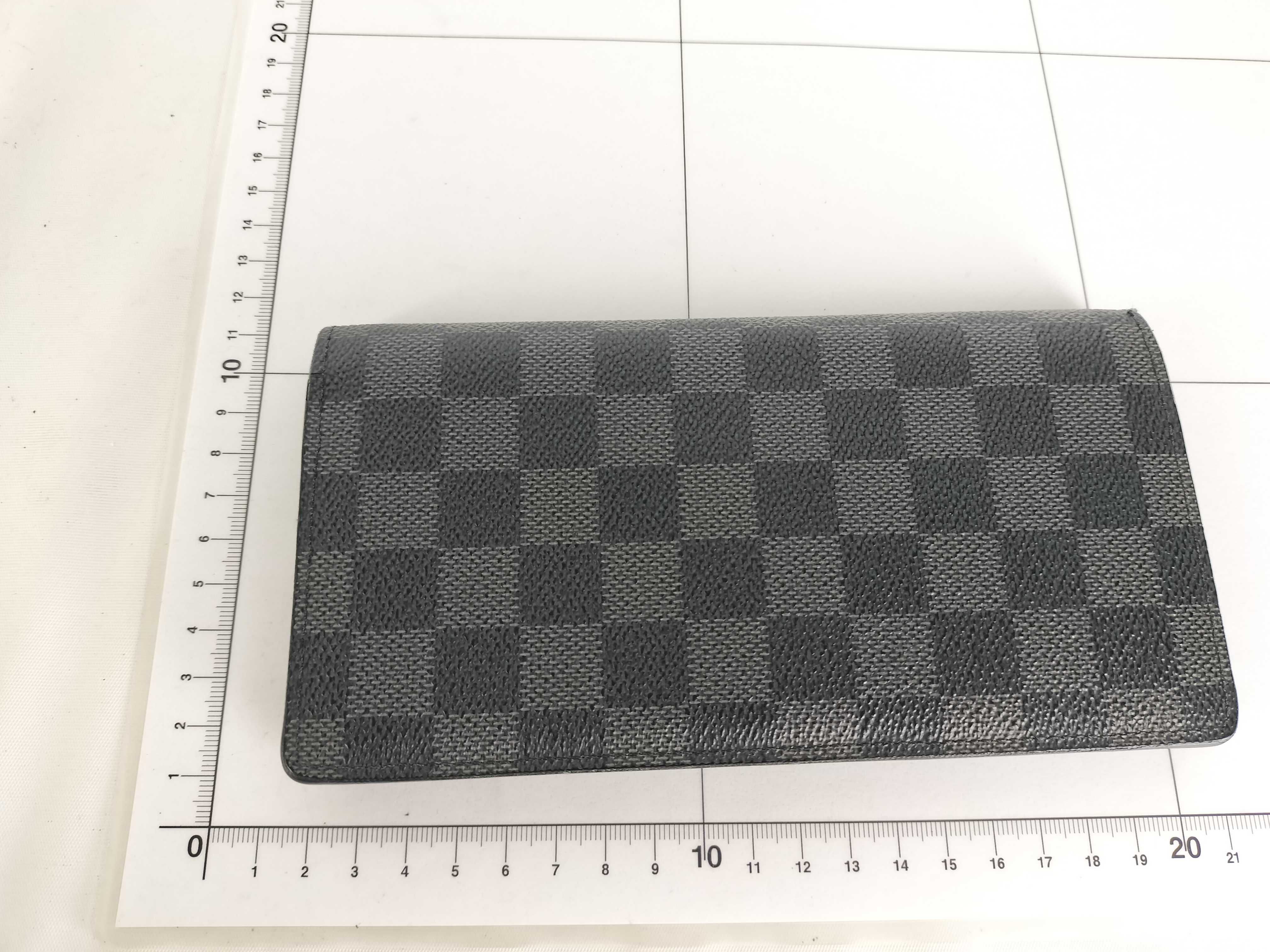 Damier Graphite N62665 Portefeuille Brazza Wallet — view 9