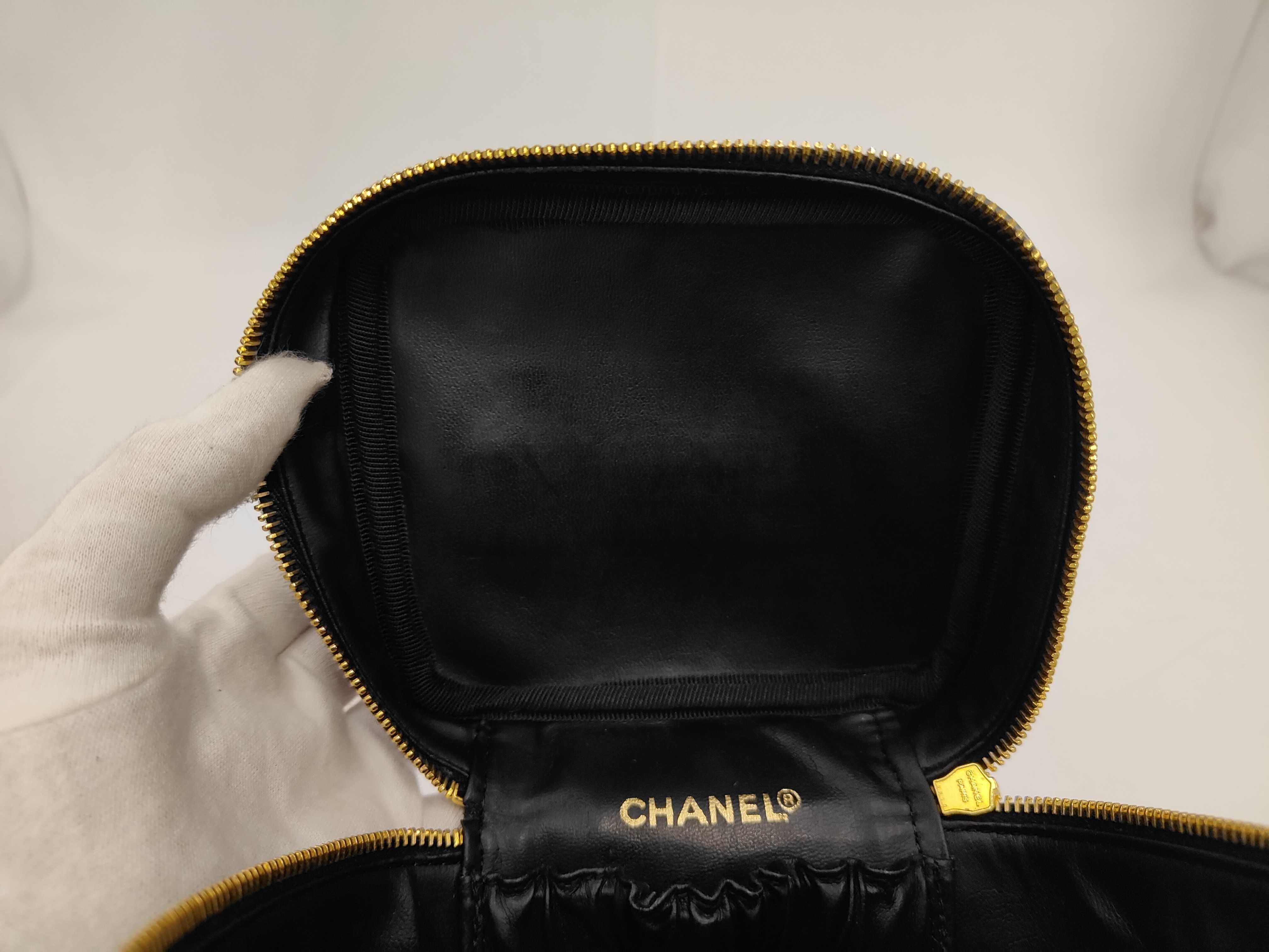 Bicolore Lambskin Black Vanity Bag — view 6