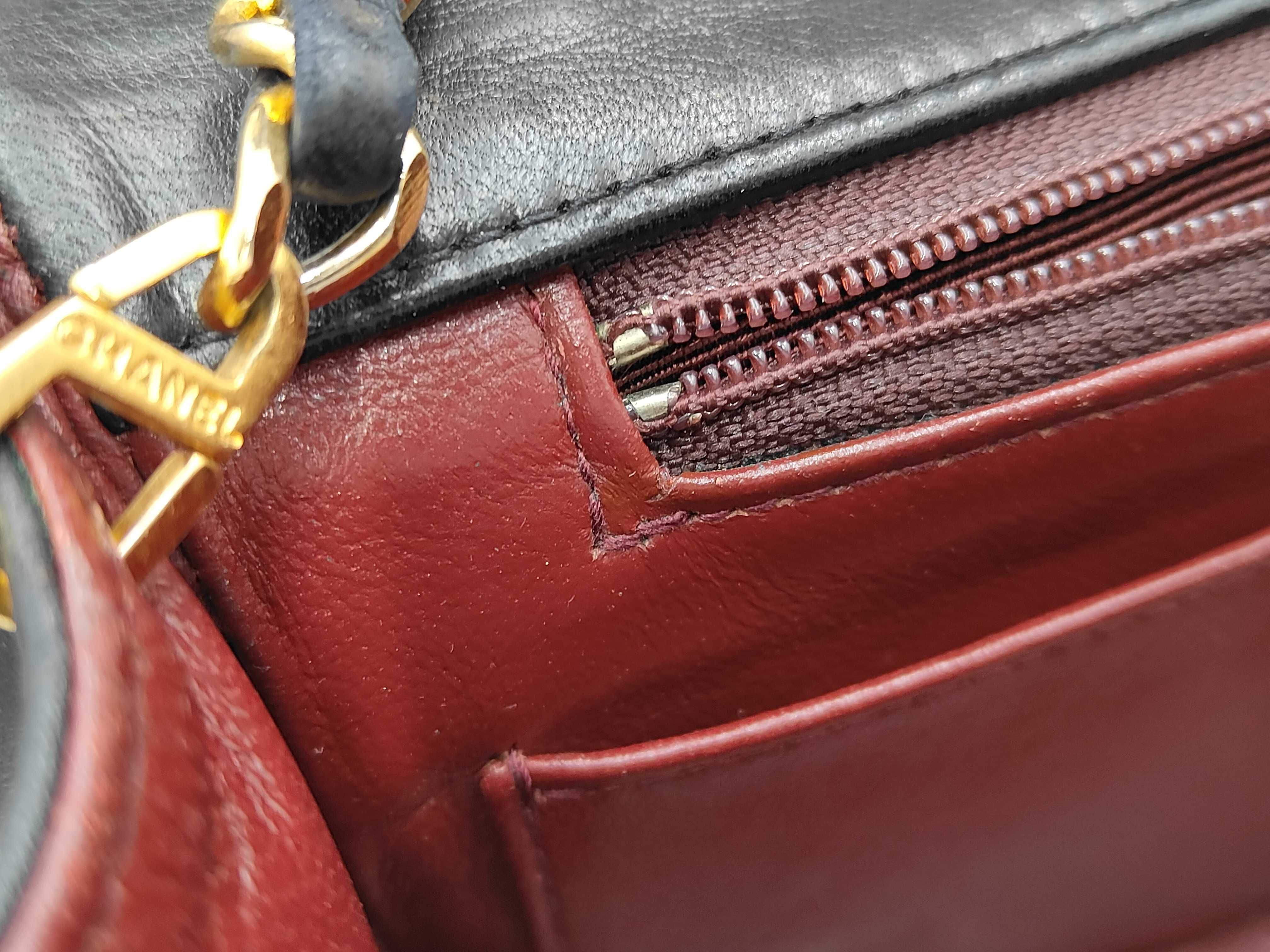 Matelassé 23 Full Flap Lambskin Chain Shoulder Bag with Gold Hardware, Card and Seal Set #1, A03568, Black Shoulder Bag — view 10