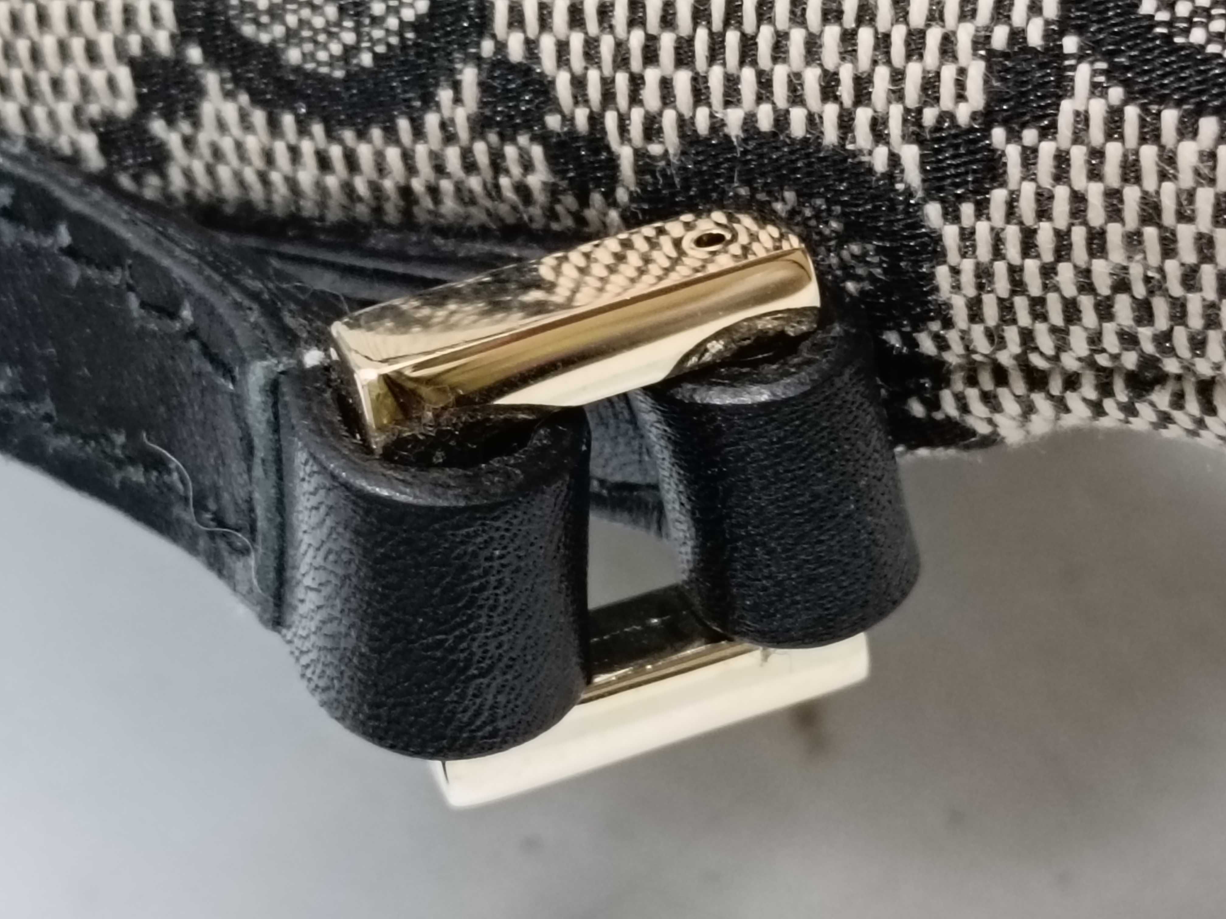 GG Canvas Accessory Pouch 039 1103 2123 Beige x Black Handbag — view 5