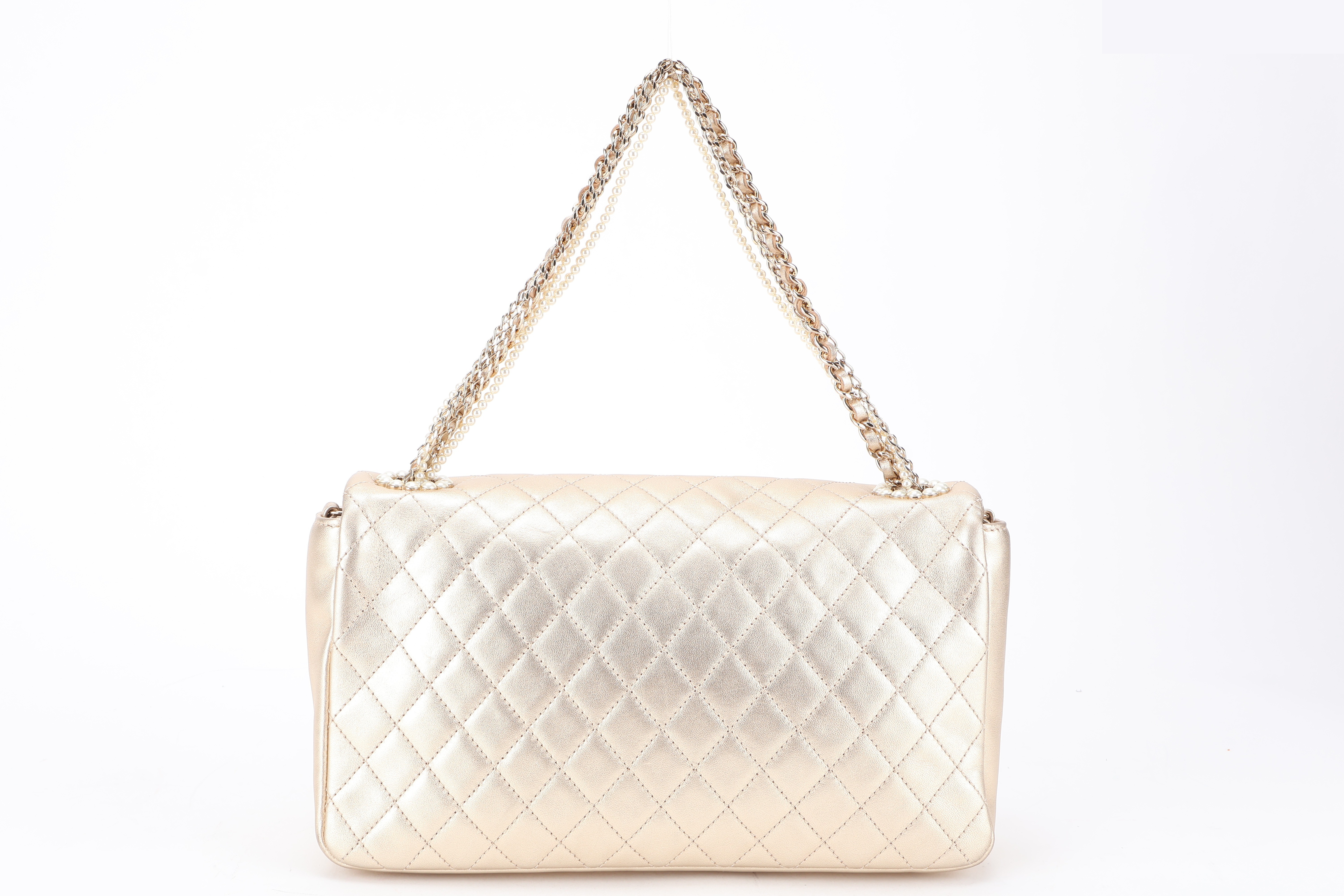 FLAP BAG METTALIC GOLD — view 2