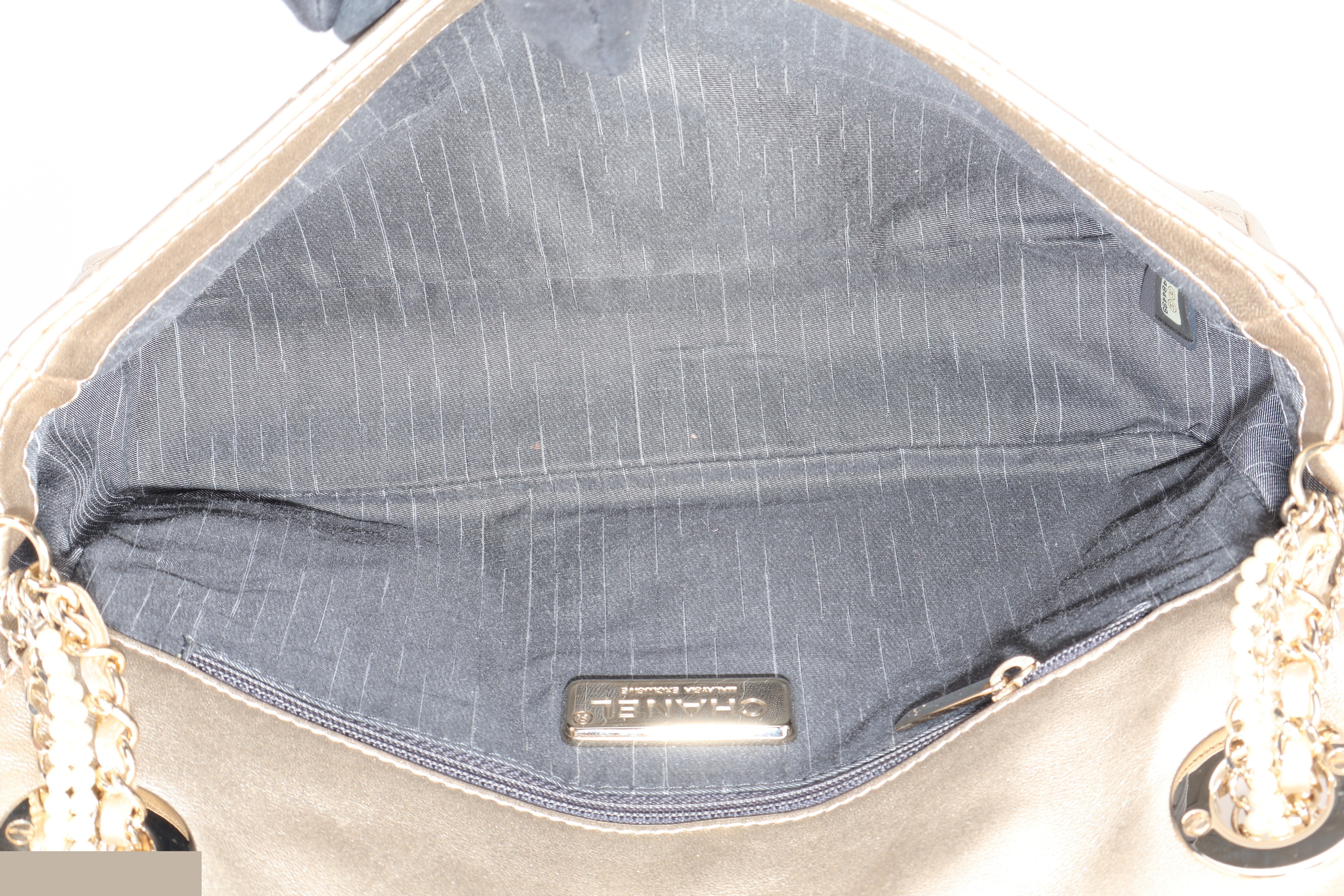 FLAP BAG METTALIC GOLD — view 5